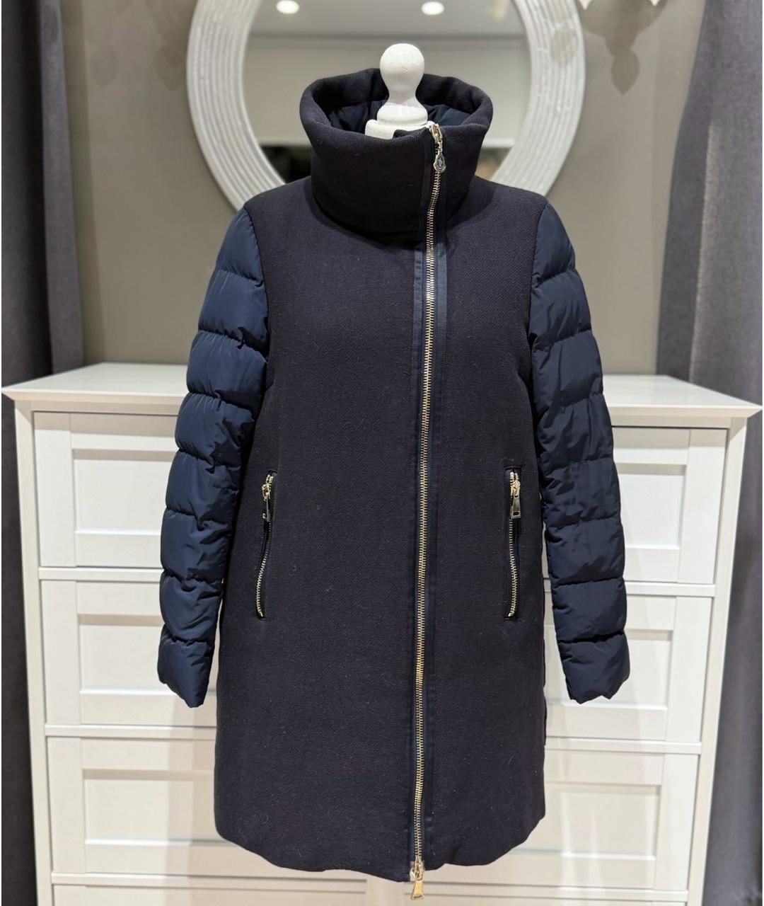 MONCLER Синий пуховик, фото 7