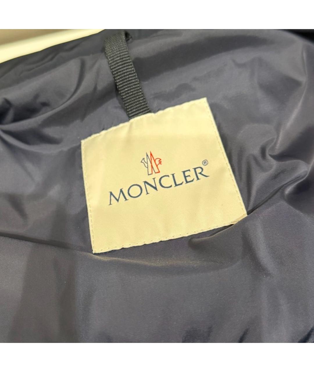 MONCLER Синий пуховик, фото 5