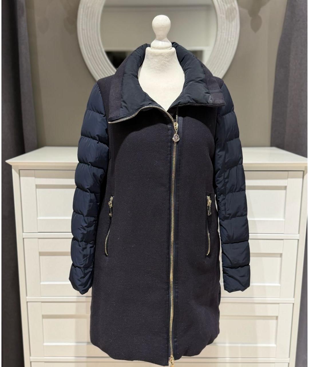 MONCLER Синий пуховик, фото 2