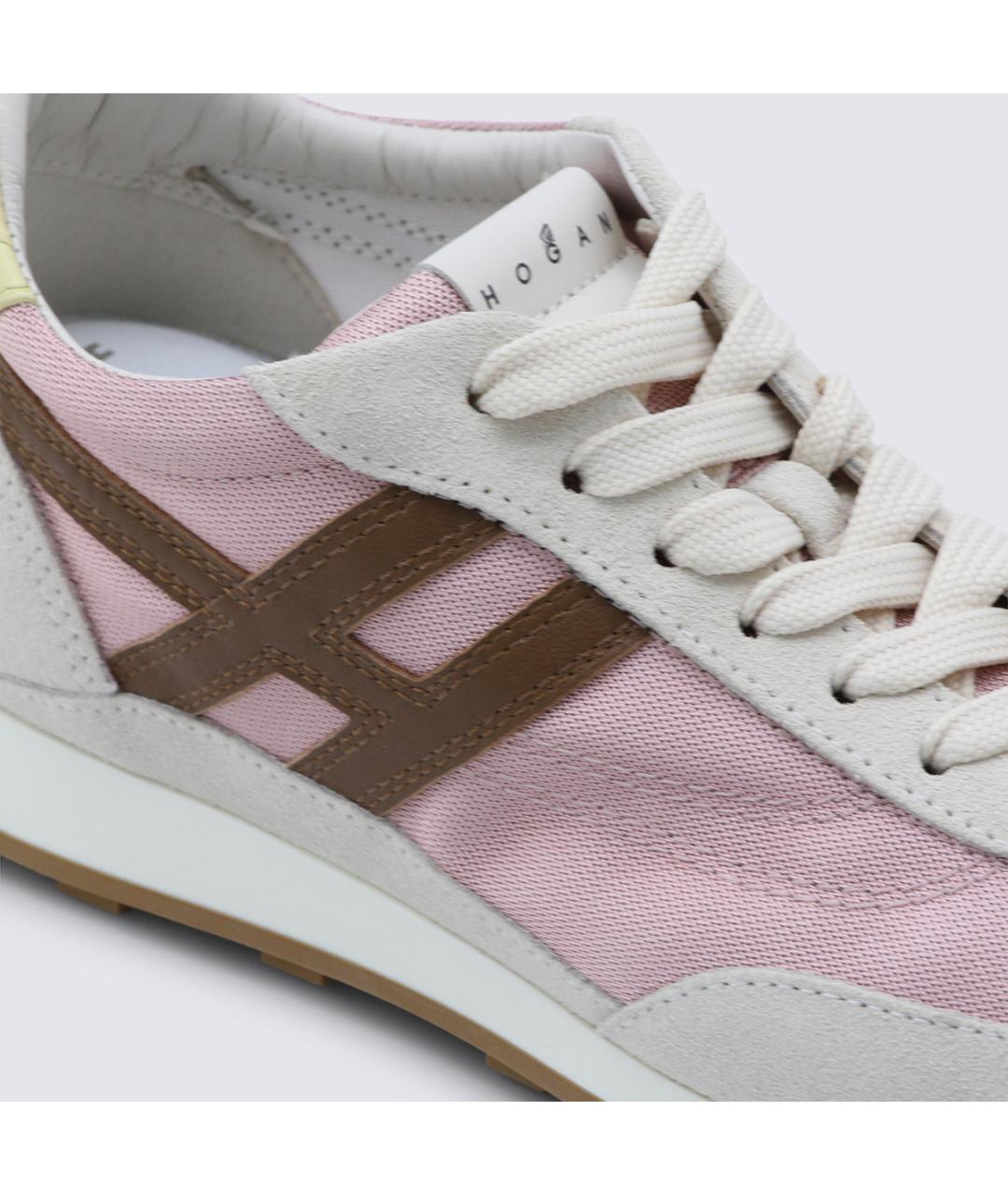 HOGAN Мульти замшевые кроссовки, фото 4