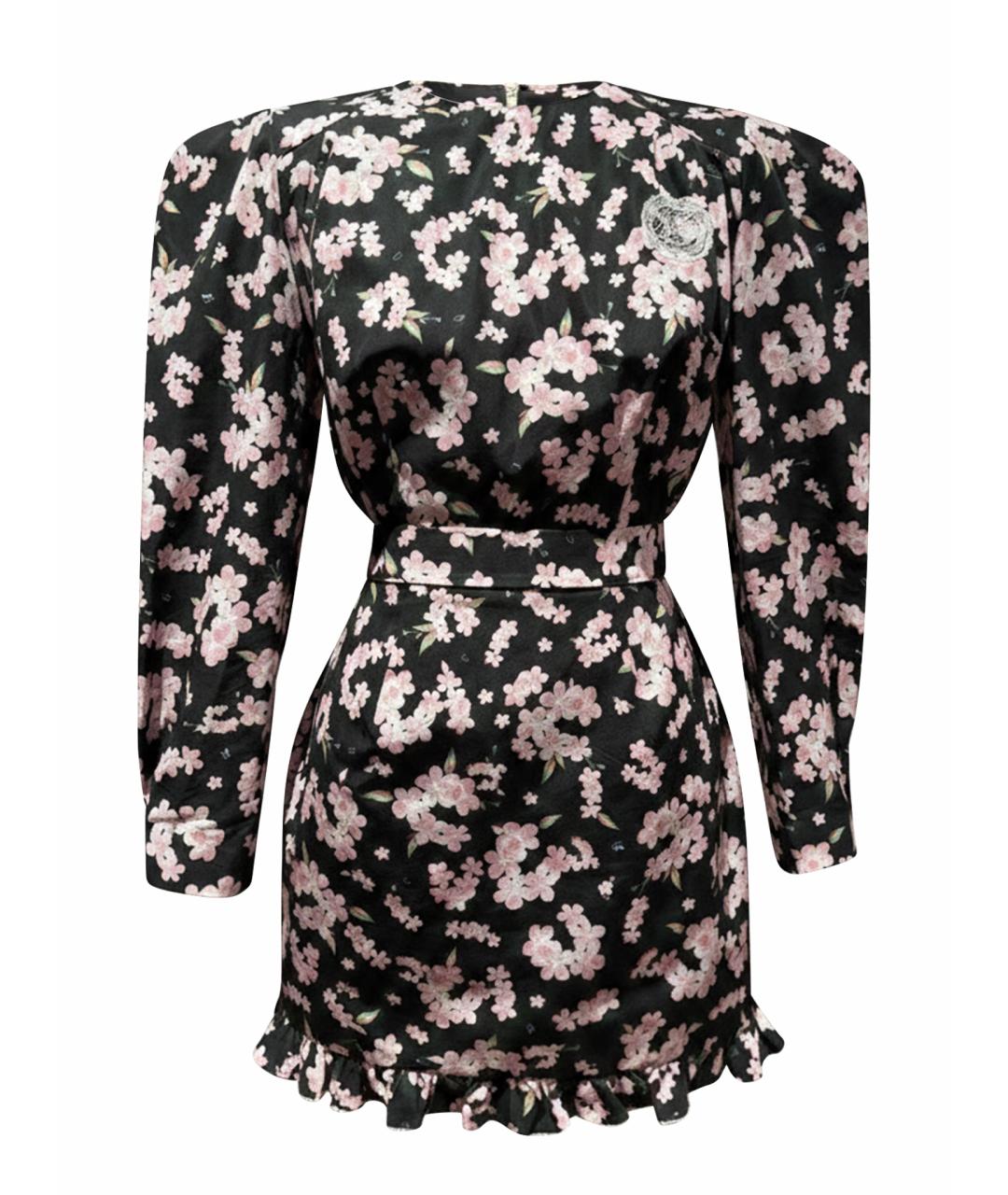 ULYANA SERGEENKO Черное хлопковое повседневное платье, фото 1