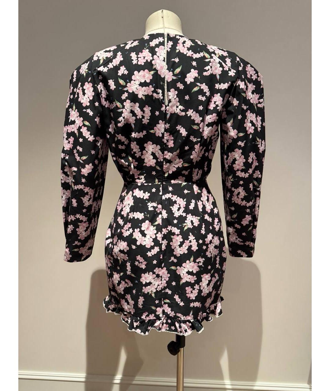 ULYANA SERGEENKO Черное хлопковое повседневное платье, фото 2