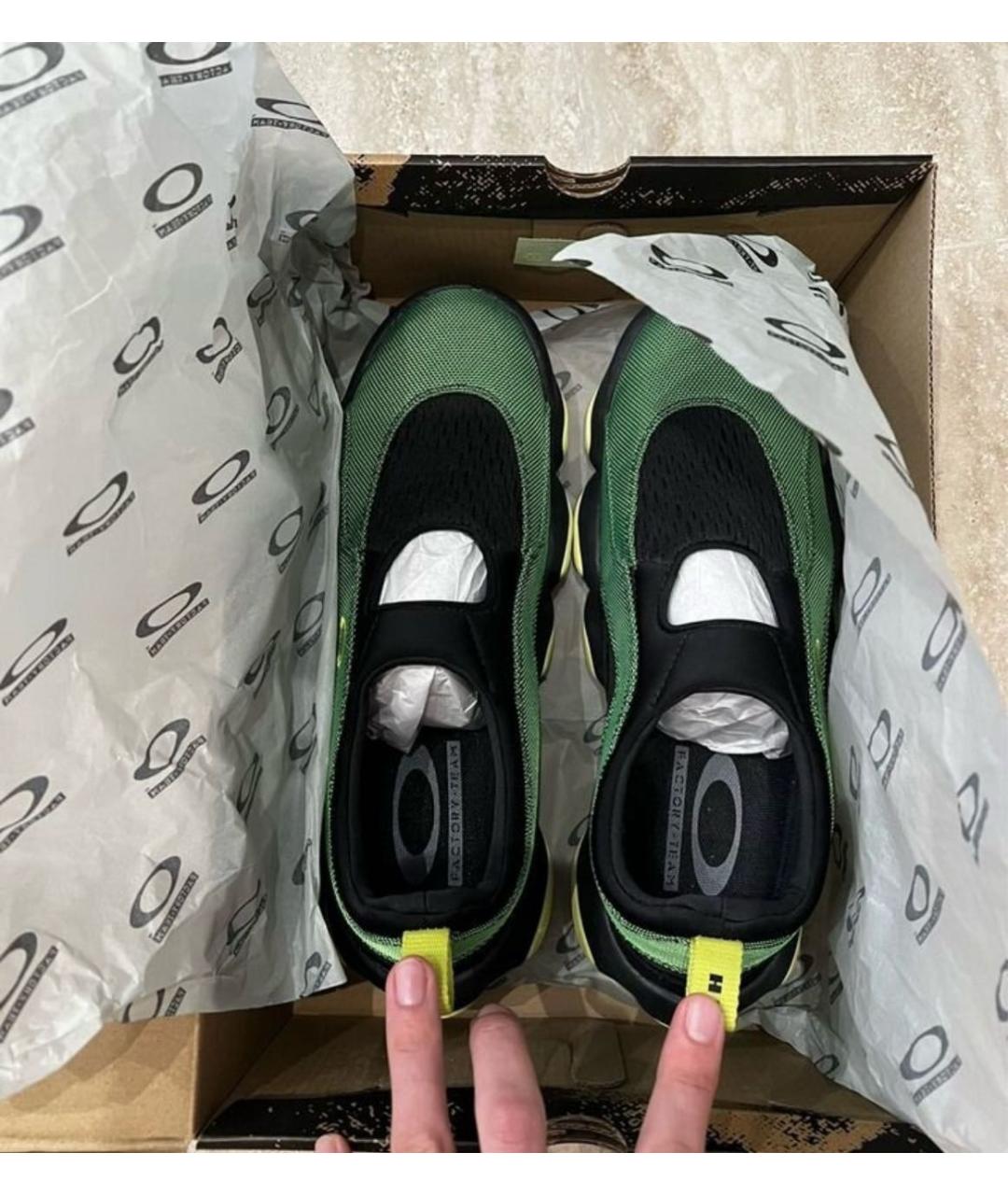 OAKLEY Зеленые низкие кроссовки / кеды, фото 6