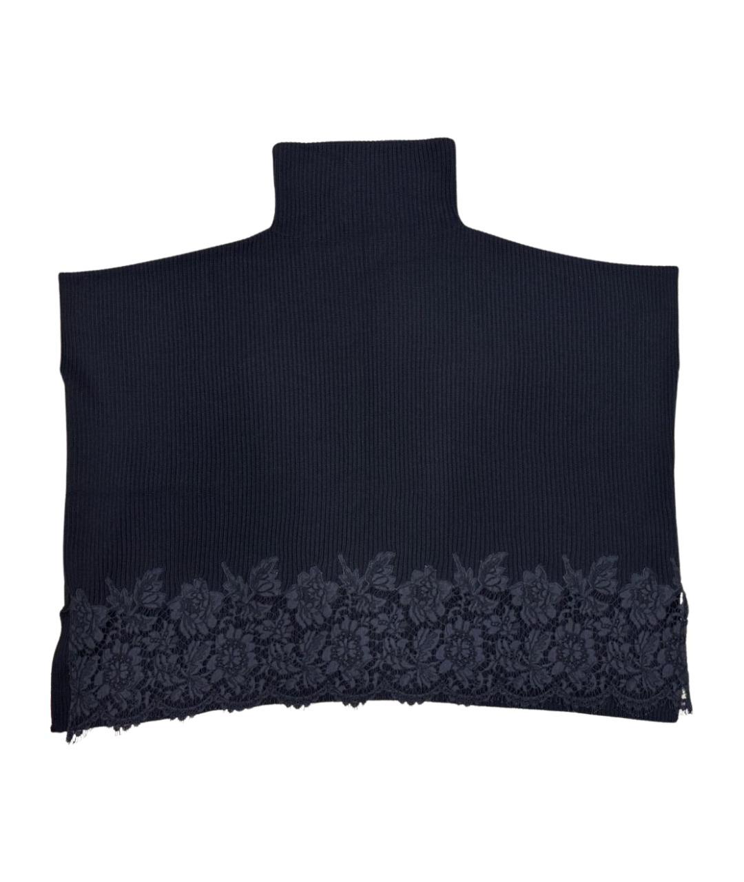 VALENTINO Черная хлопковая жилетка, фото 1