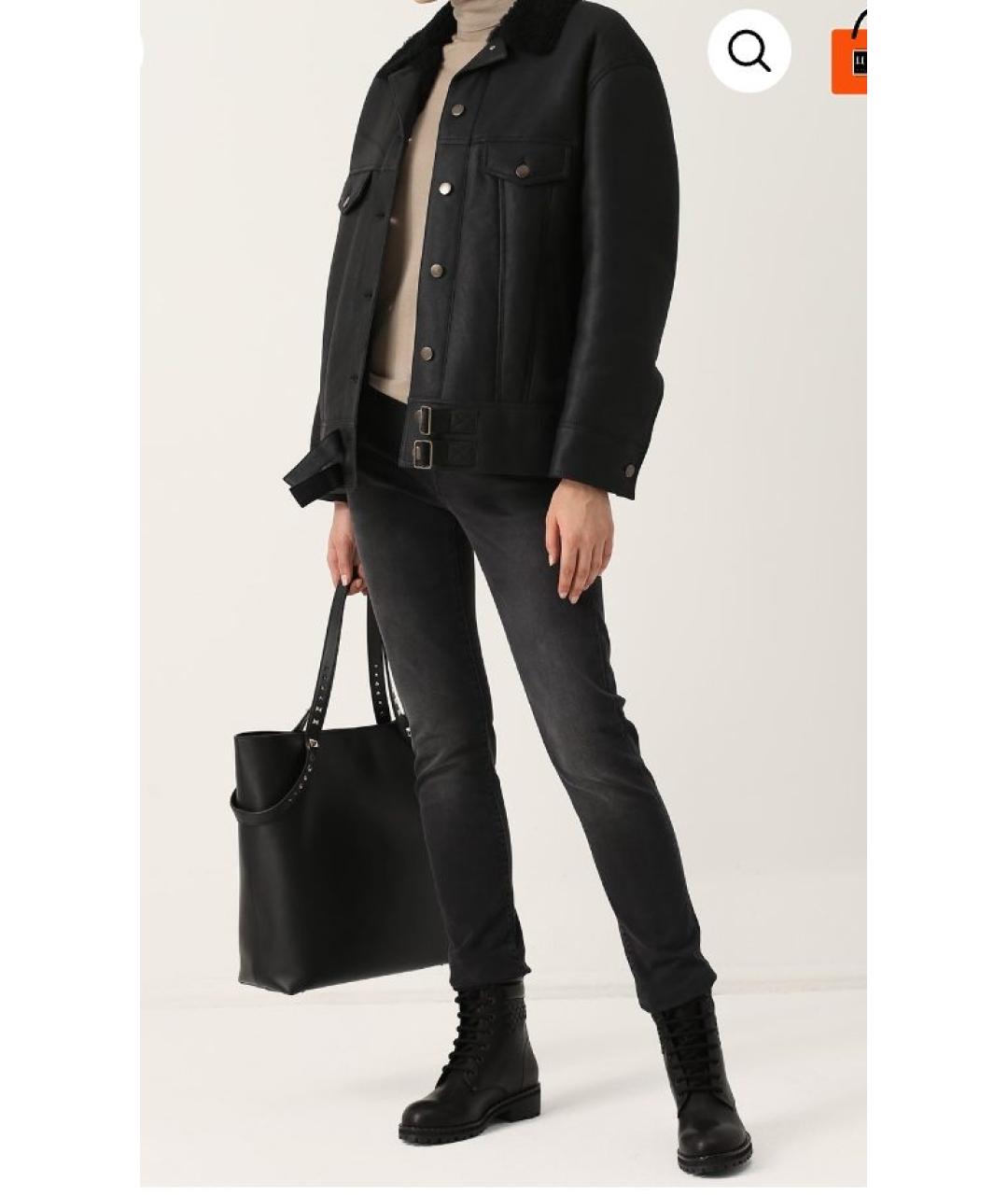 BOTTEGA VENETA Черные кожаные ботинки, фото 3