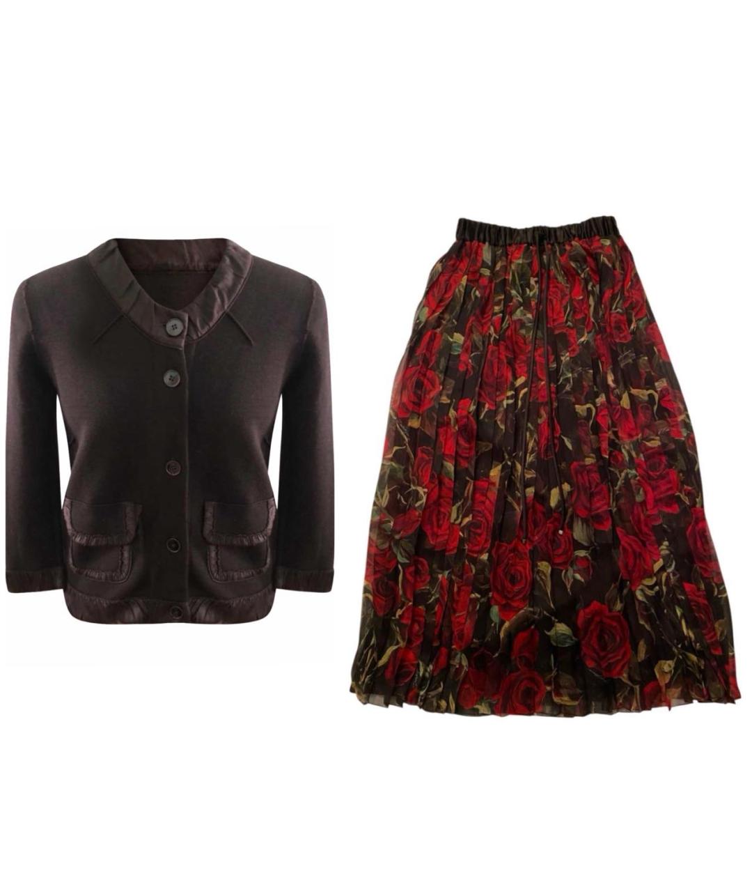 DOLCE&GABBANA Черный костюм с юбками, фото 9