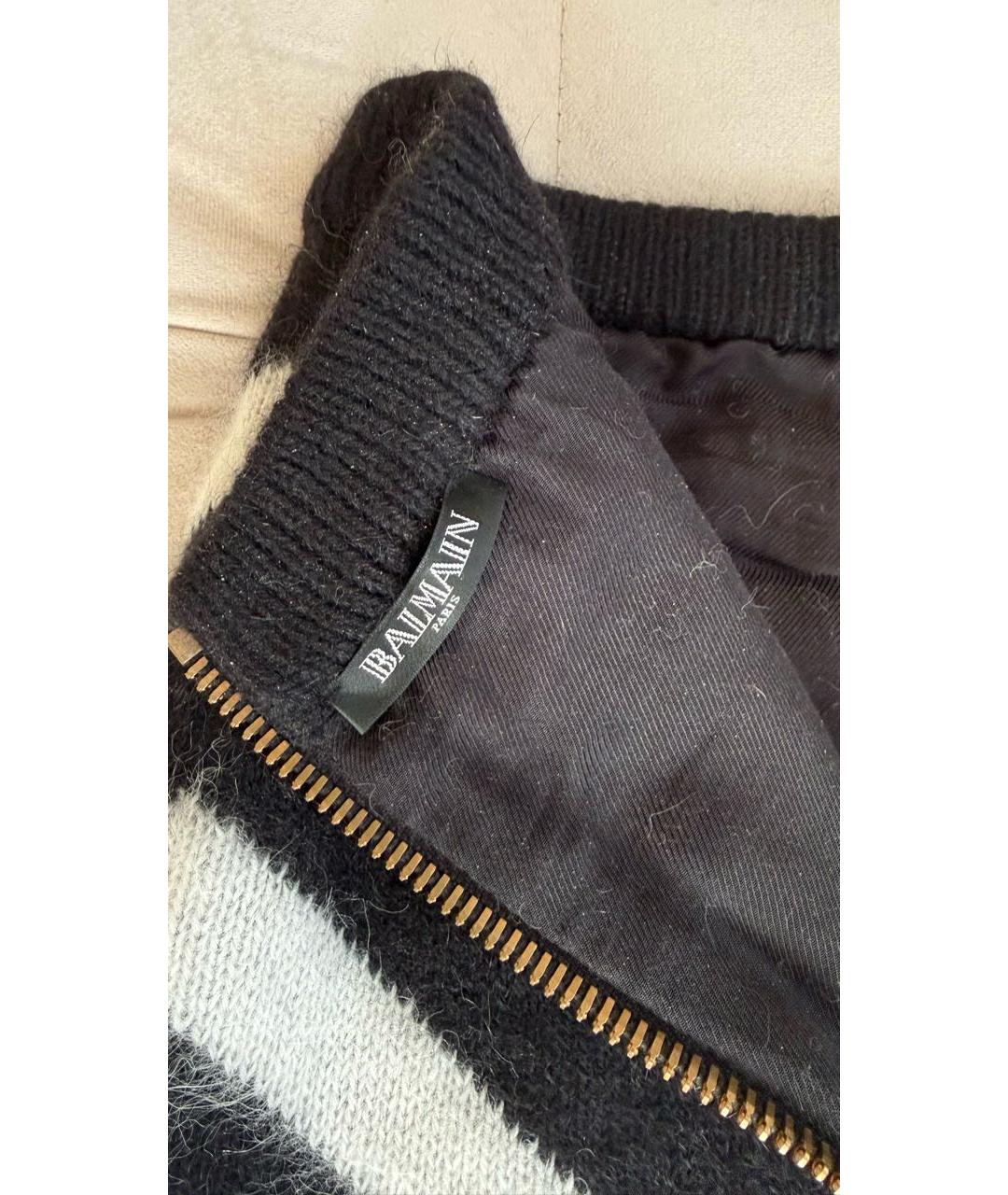 BALMAIN Черная юбка миди, фото 5