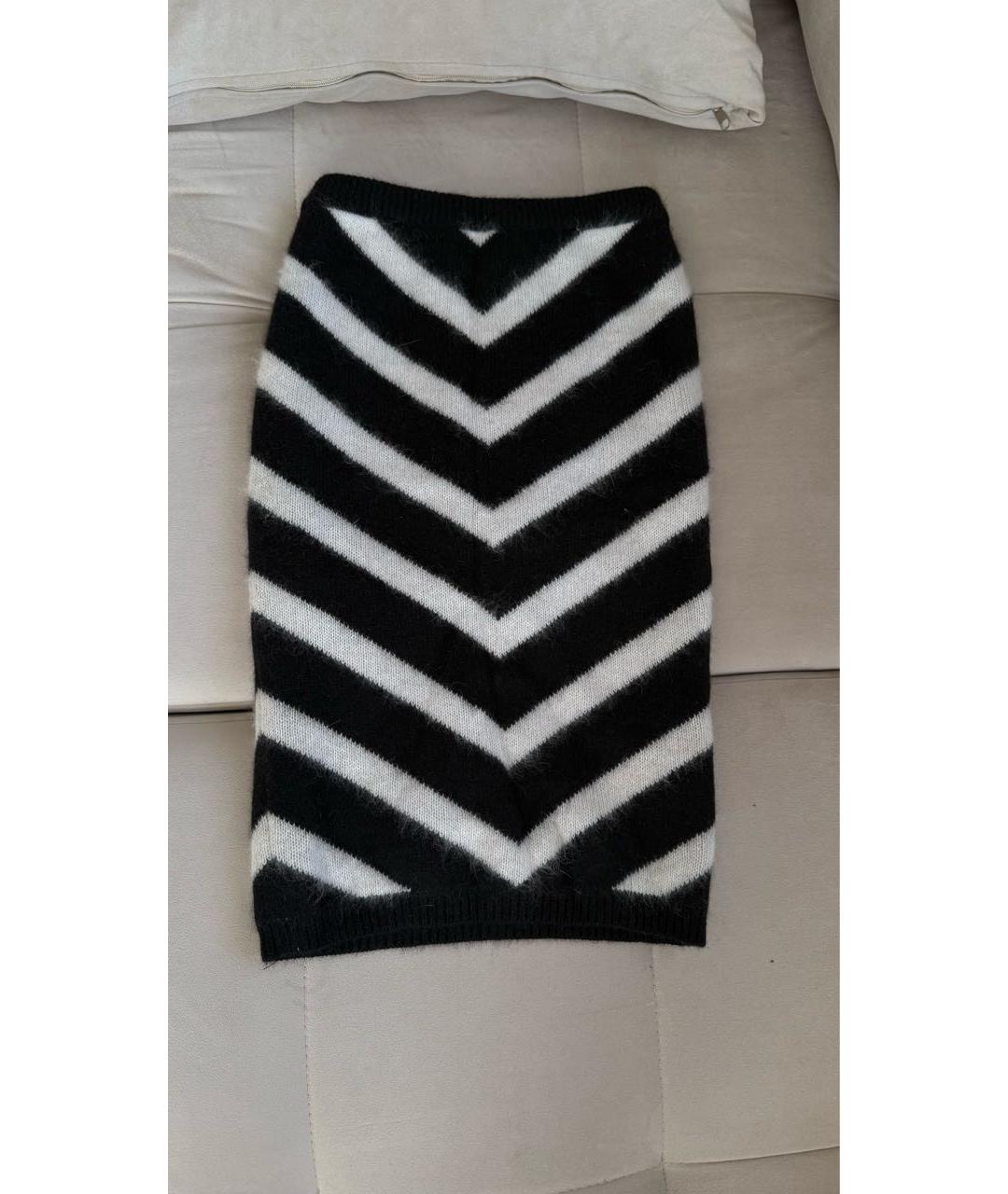 BALMAIN Черная юбка миди, фото 3