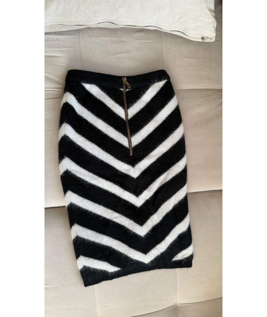 BALMAIN Черная юбка миди, фото 4