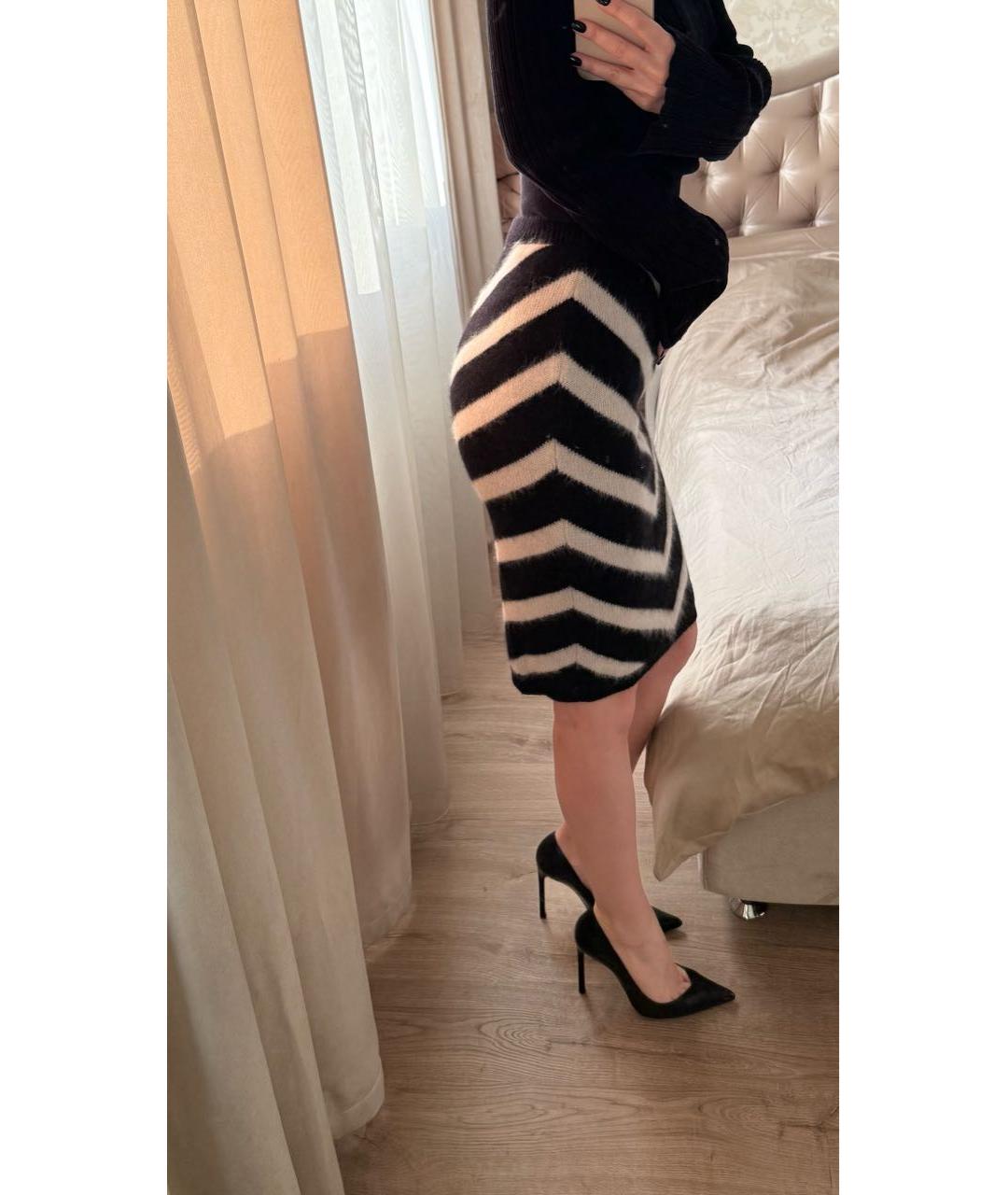 BALMAIN Черная юбка миди, фото 2