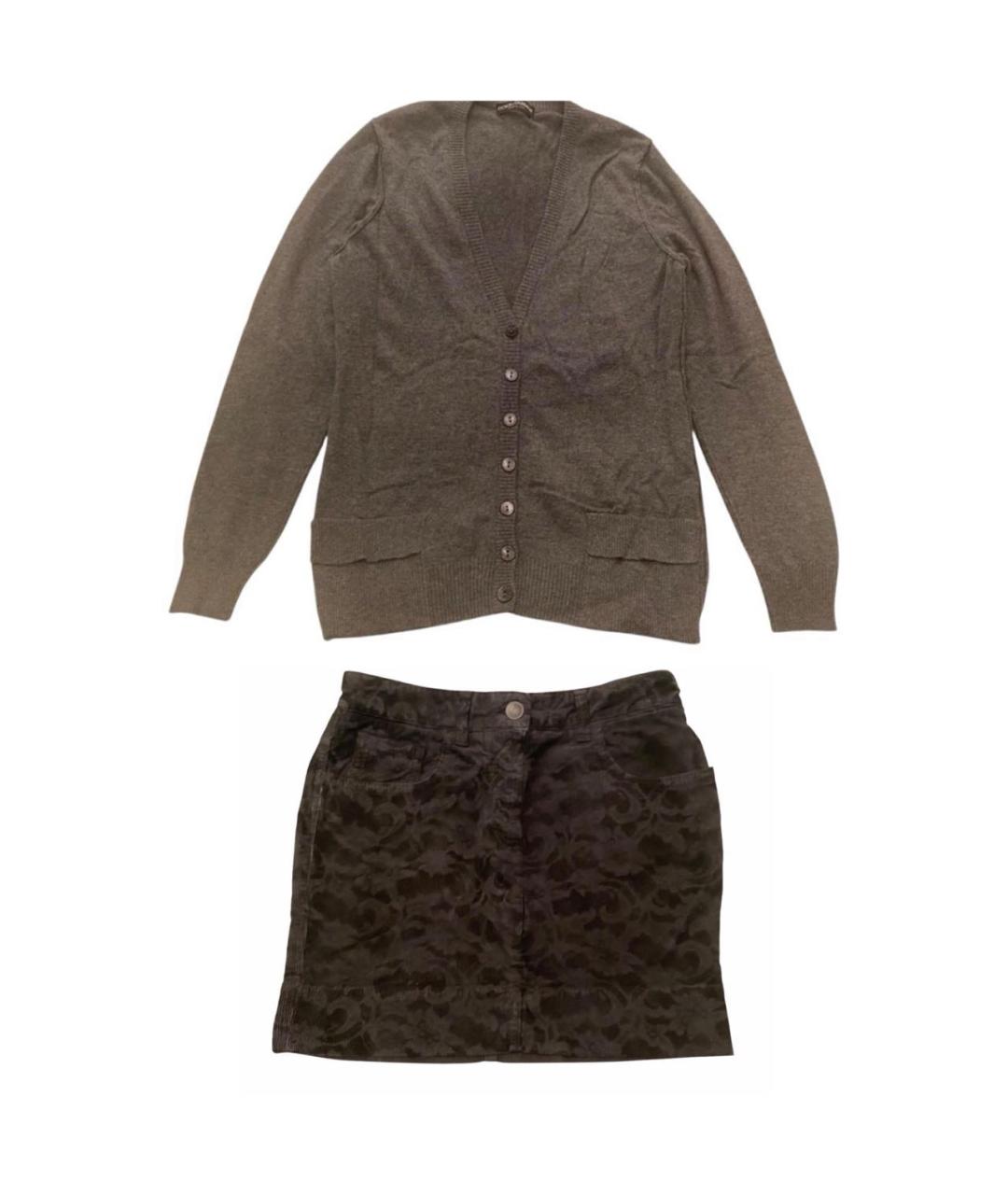 DOLCE&GABBANA Черный костюм с юбками, фото 1