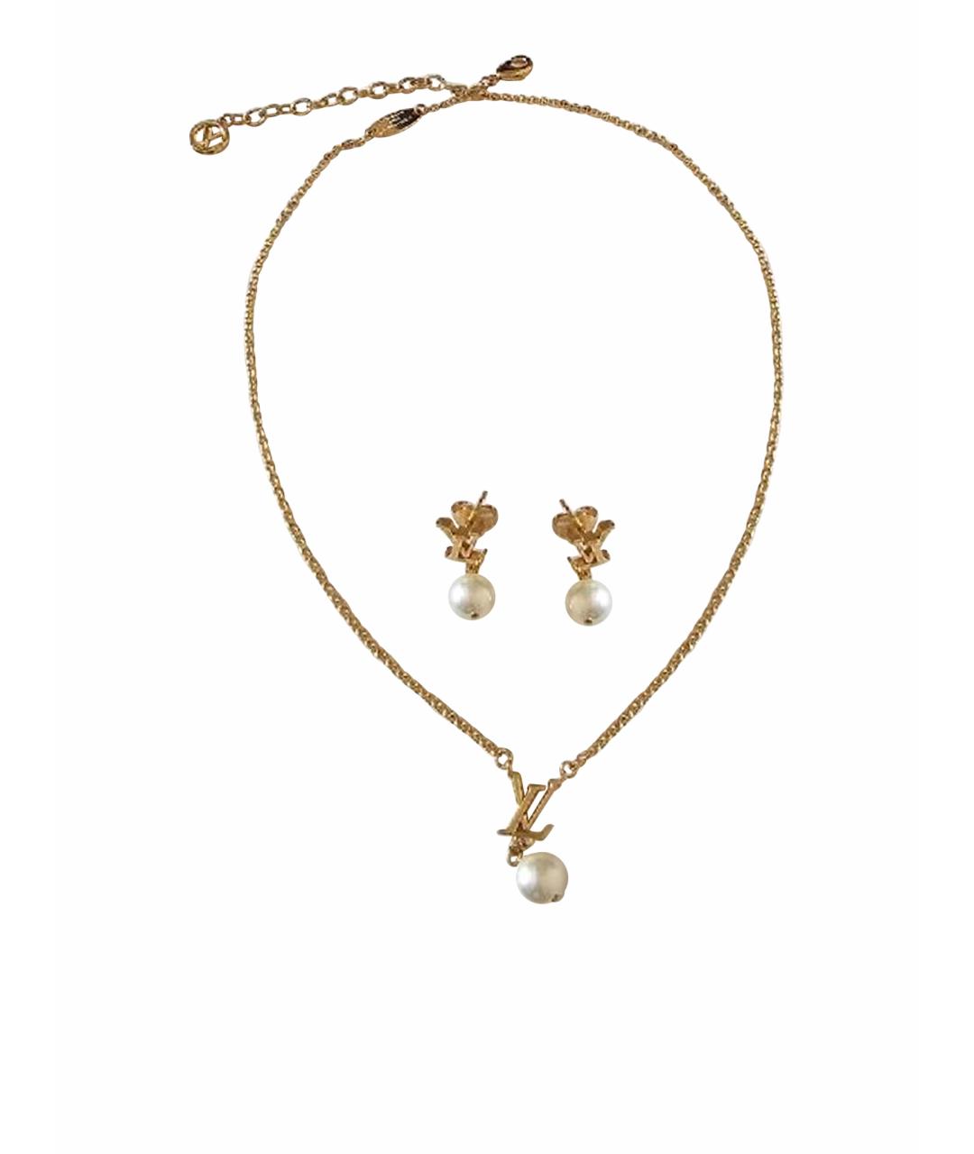 LOUIS VUITTON Золотой латунный комплект, фото 1