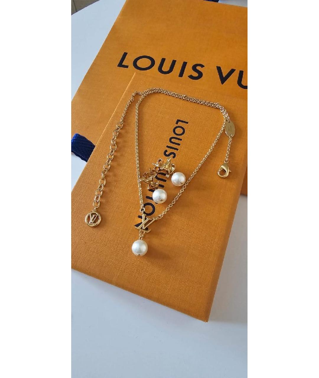 LOUIS VUITTON Золотой латунный комплект, фото 6