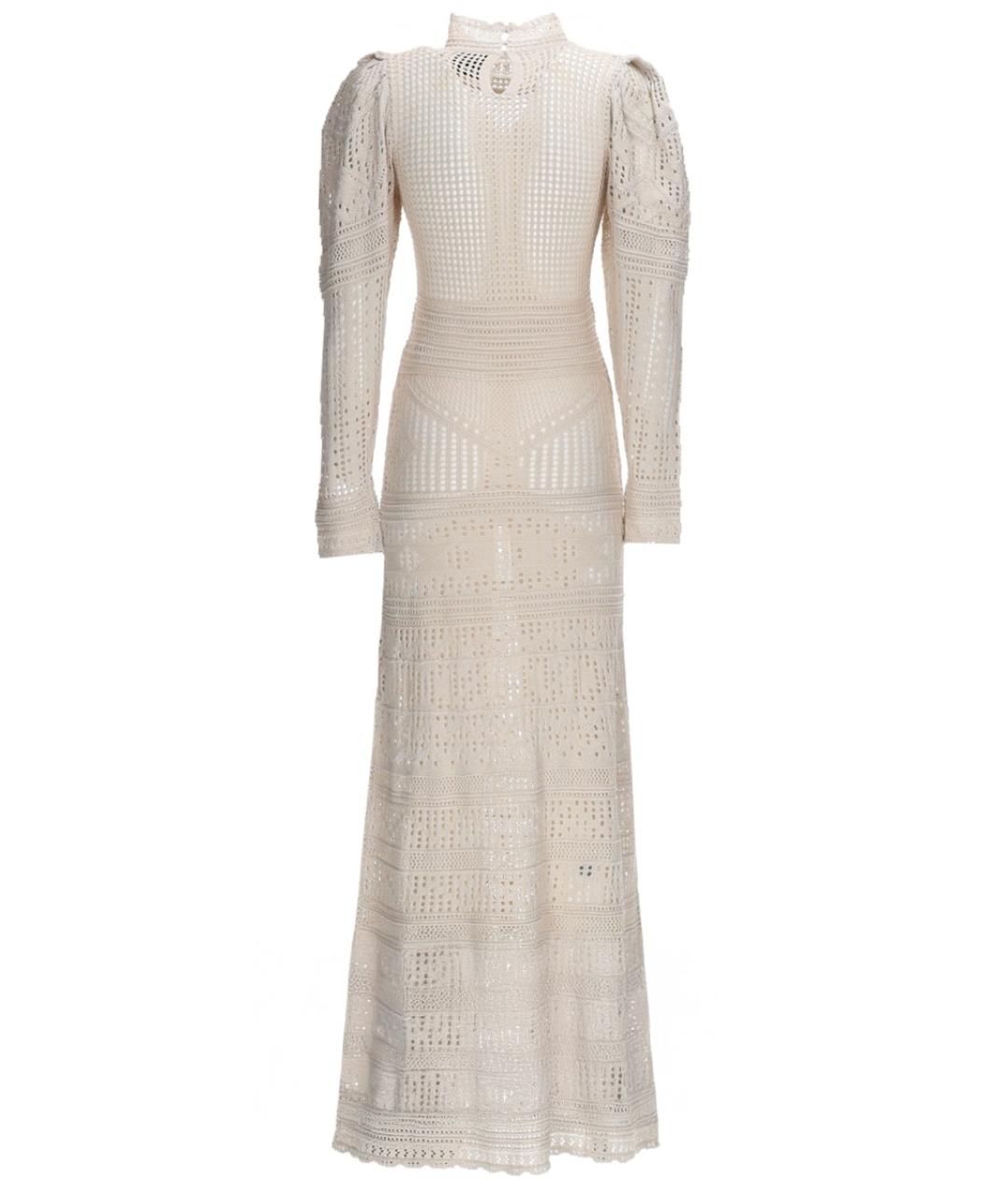 ISABEL MARANT Белое хлопковое вечернее платье, фото 2