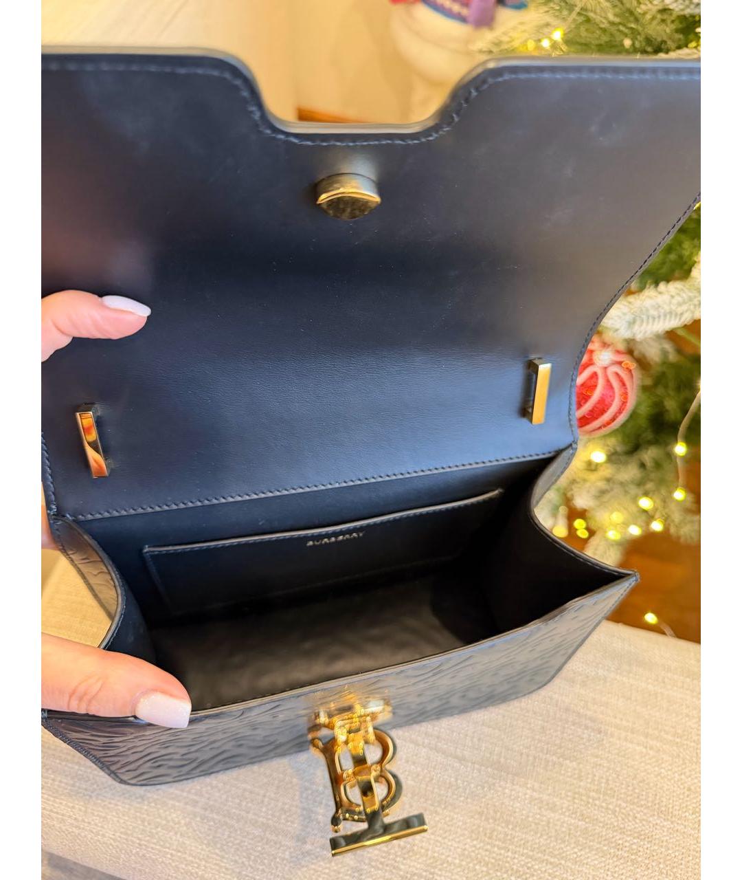 BURBERRY Кожаная сумка через плечо, фото 4