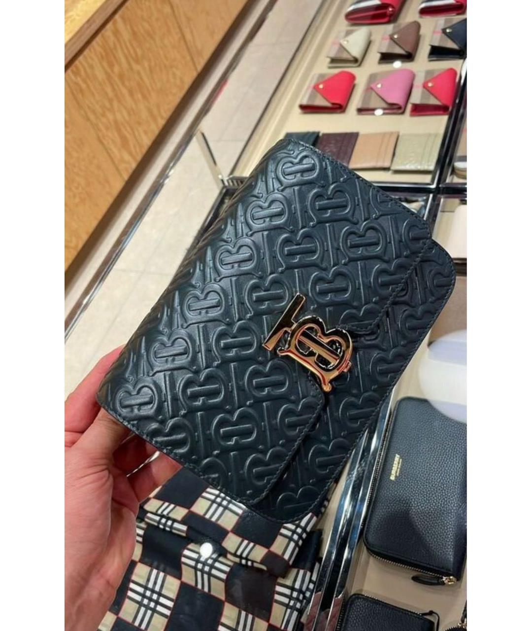 BURBERRY Кожаная сумка через плечо, фото 7