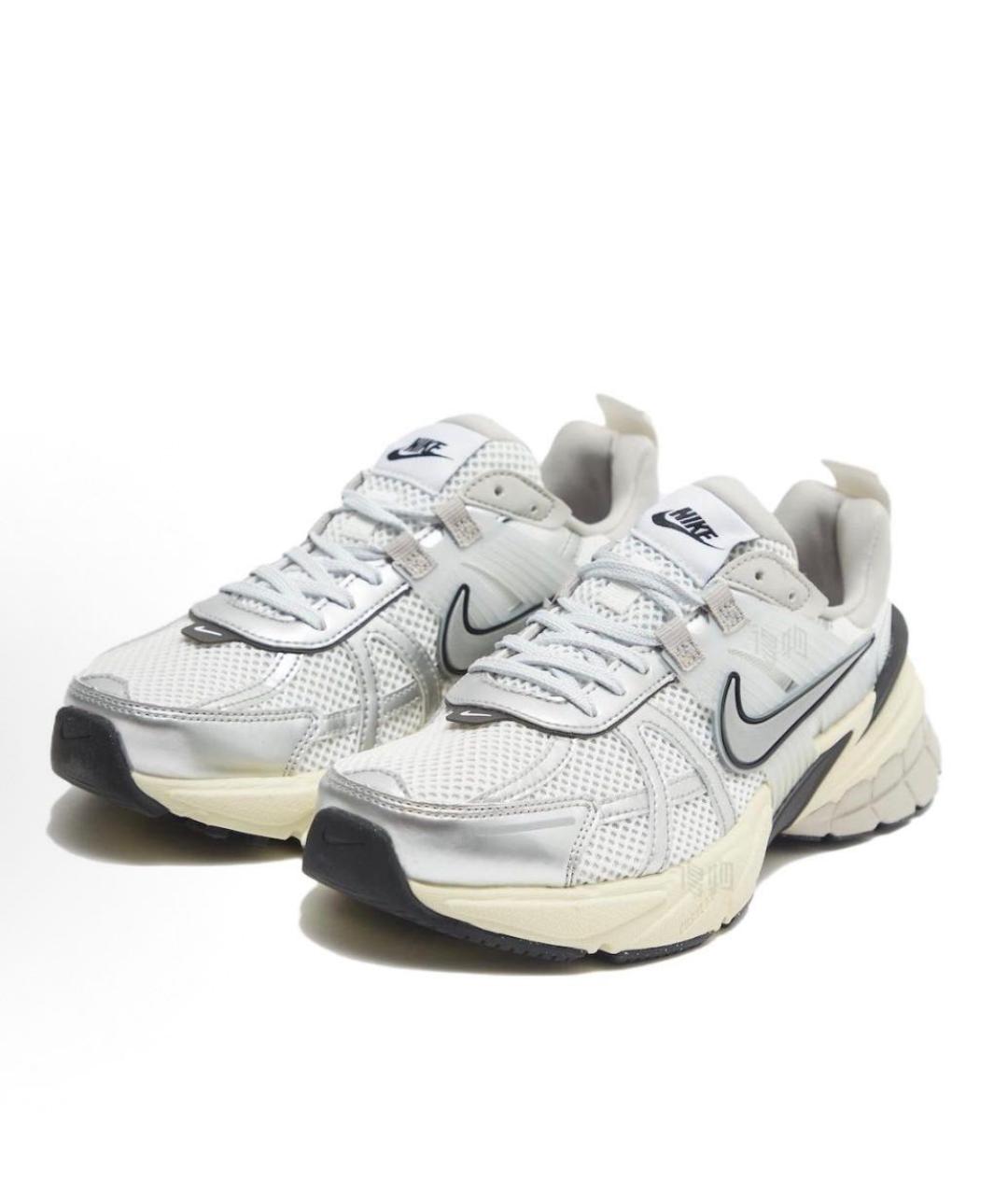 NIKE Белые текстильные кроссовки, фото 2