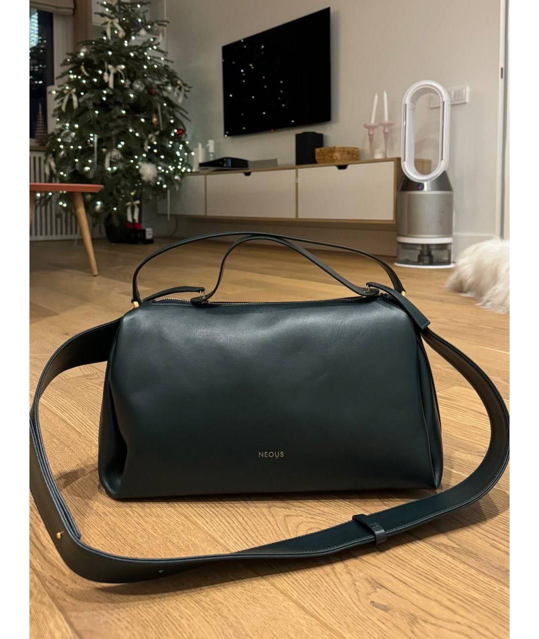 NEOUS Зеленая кожаная сумка через плечо, фото 5