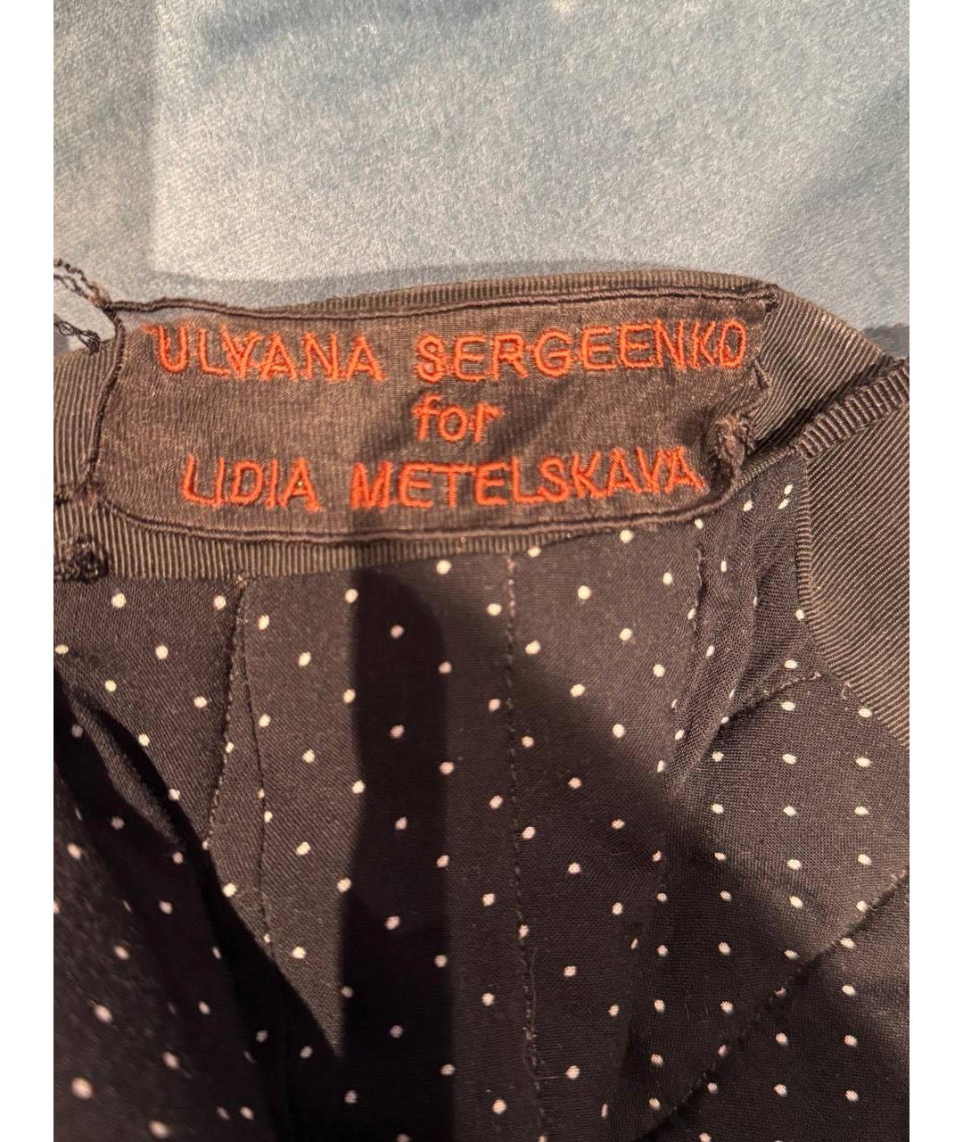 ULYANA SERGEENKO Красная хлопковая юбка миди, фото 3