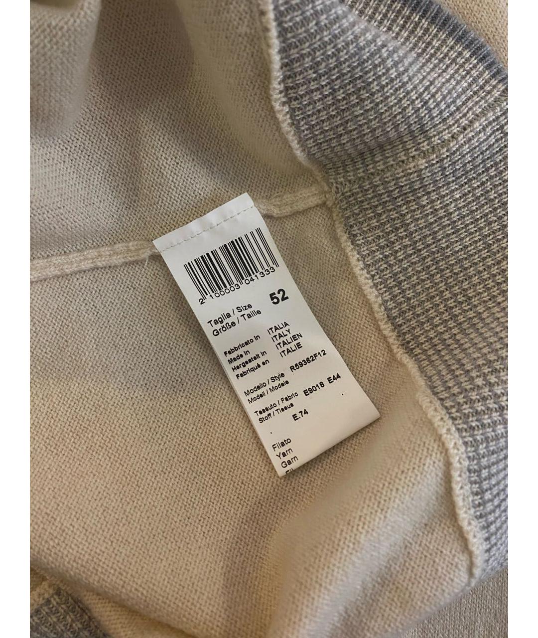 PESERICO Бежевая шерстяная водолазка, фото 5