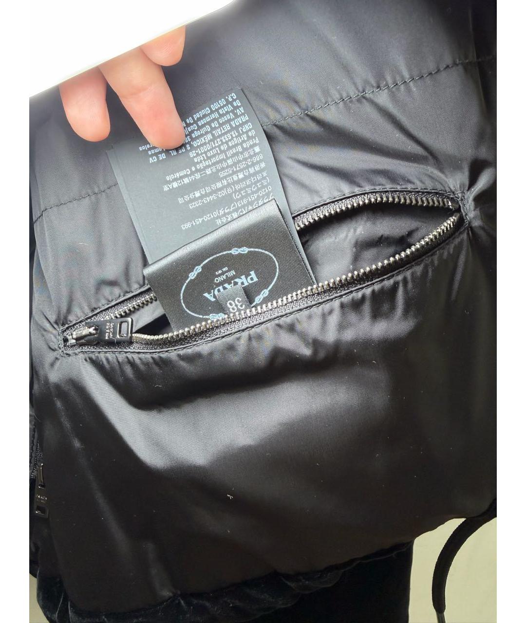 PRADA Черная куртка, фото 5