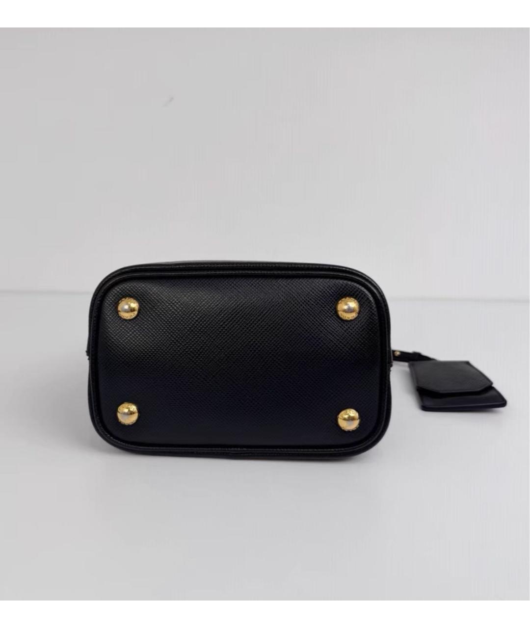 PRADA Черная кожаная сумка через плечо, фото 6