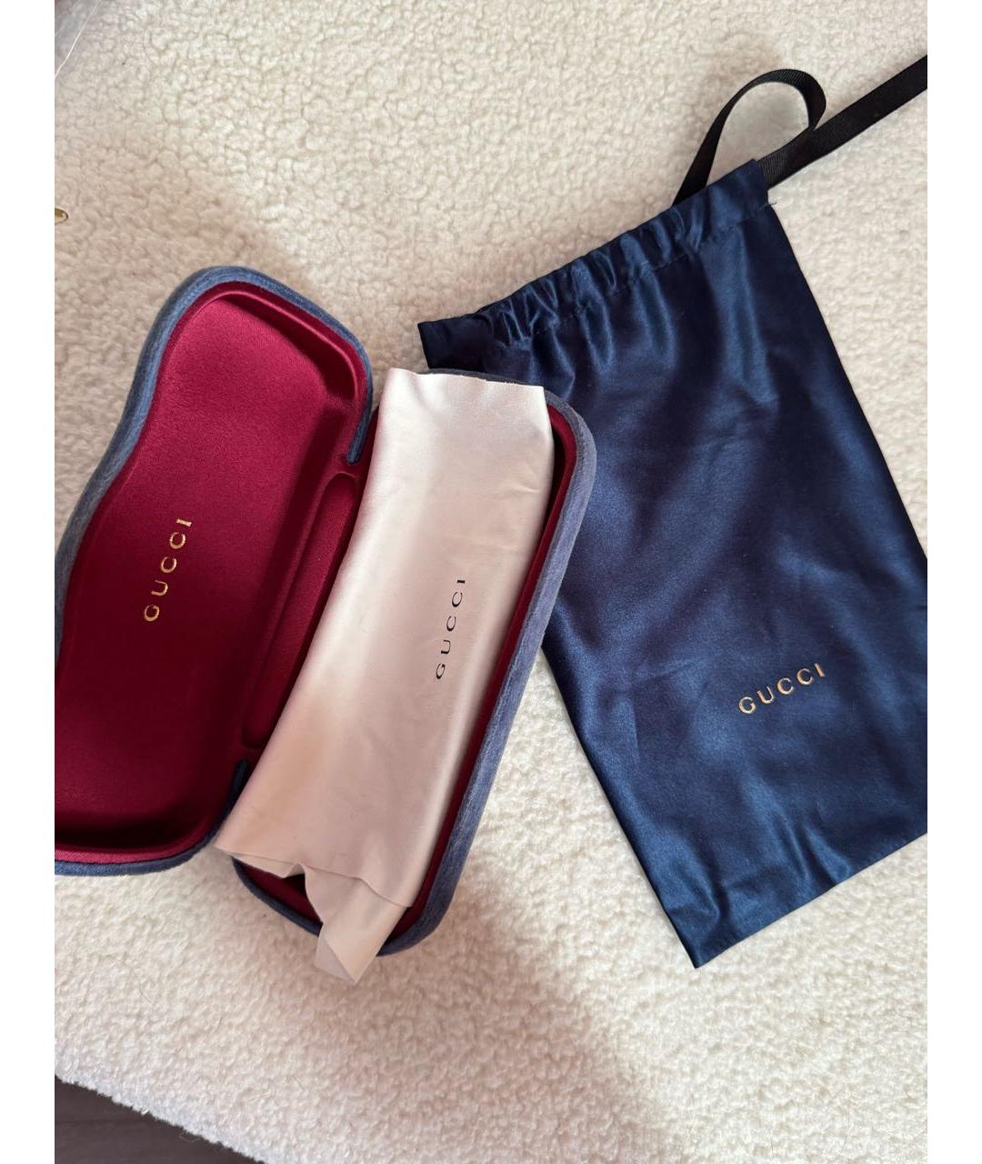 GUCCI Черные пластиковые солнцезащитные очки, фото 4