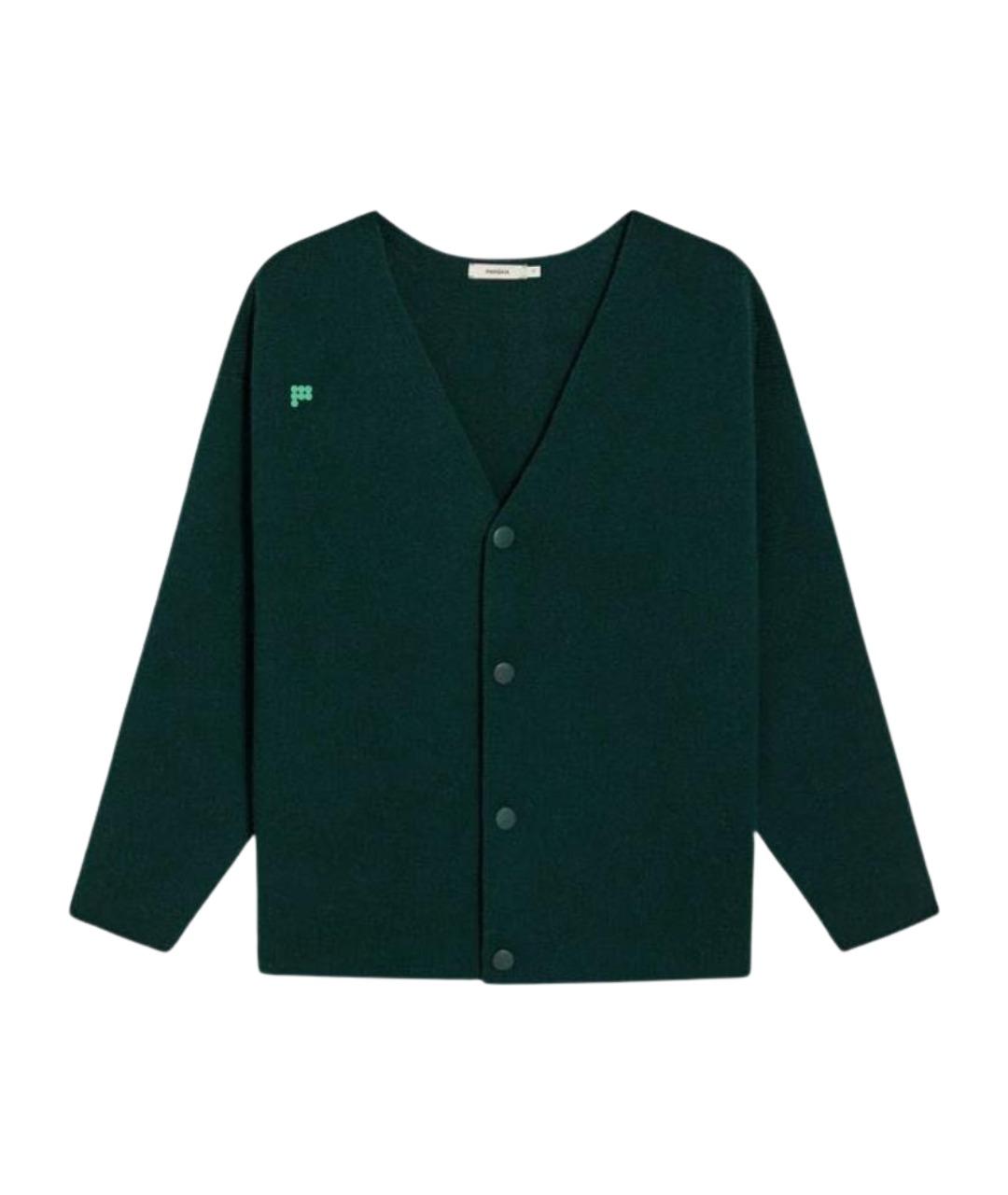THE PANGAIA Зеленый кашемировый кардиган, фото 1