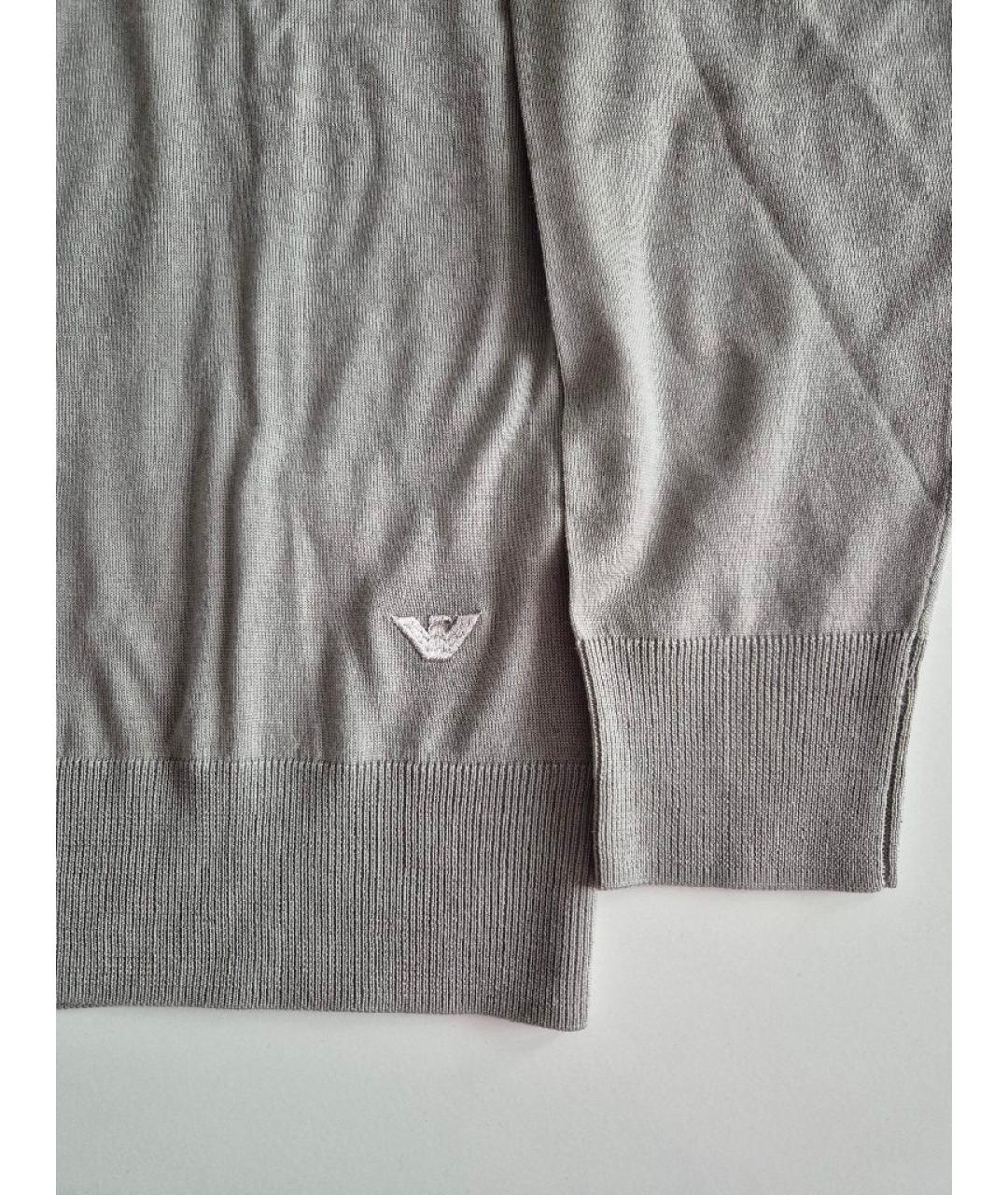 EMPORIO ARMANI Серый шерстяной спортивный костюм, фото 6