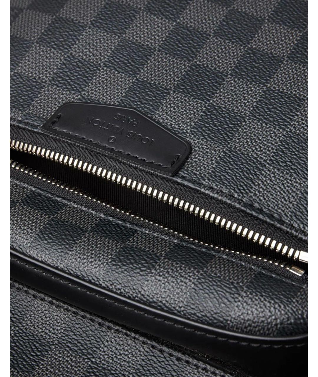 LOUIS VUITTON Черный рюкзак, фото 4