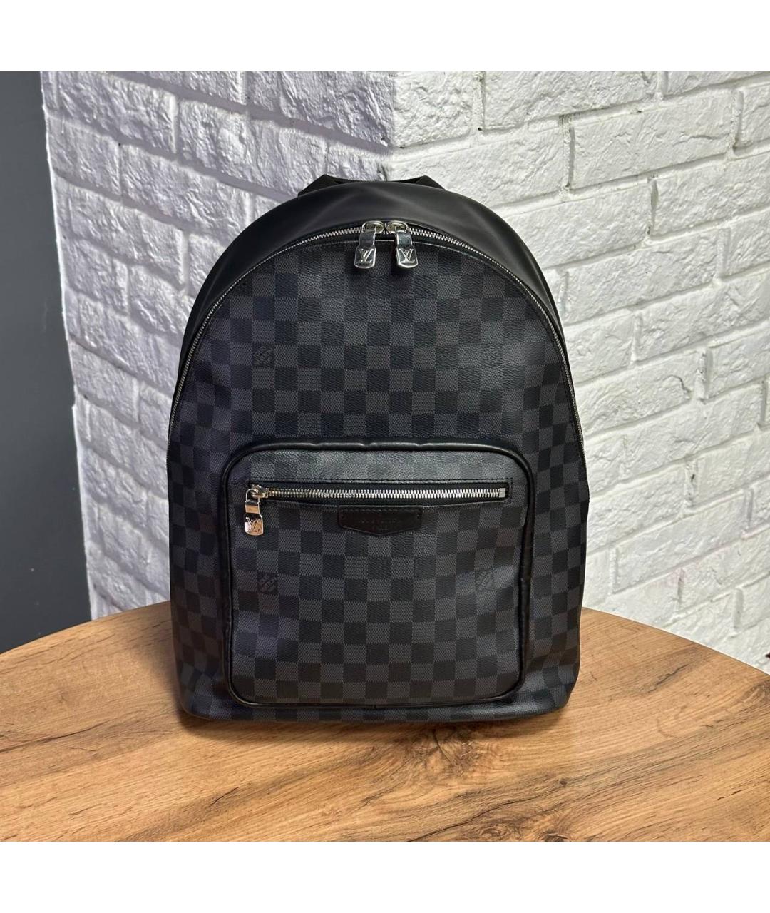 LOUIS VUITTON Черный рюкзак, фото 5