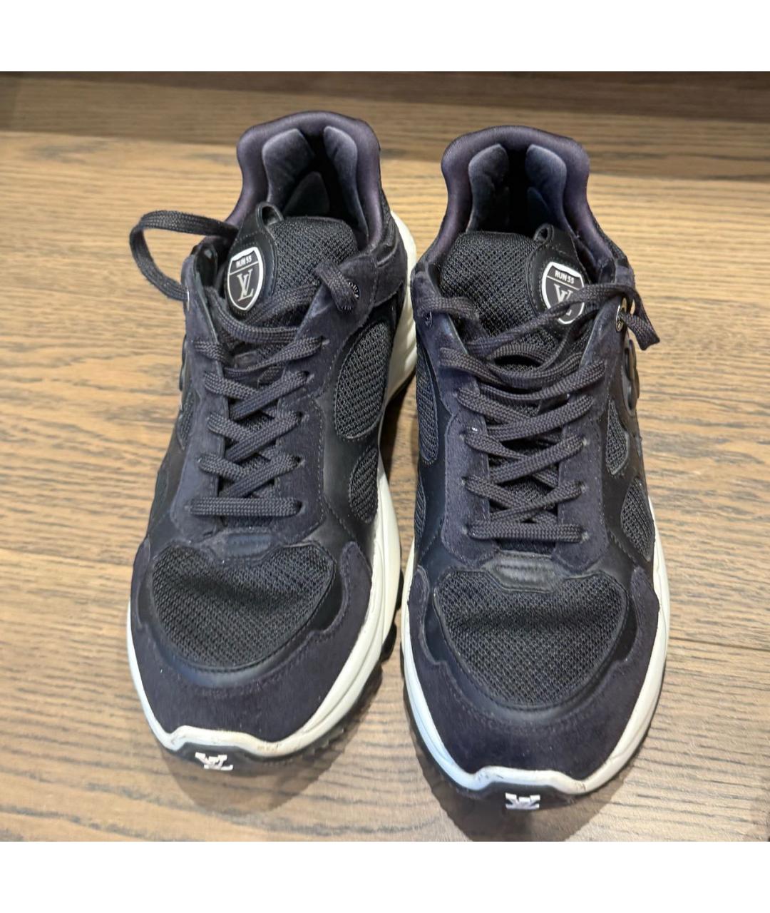 LOUIS VUITTON Черные текстильные кроссовки, фото 3