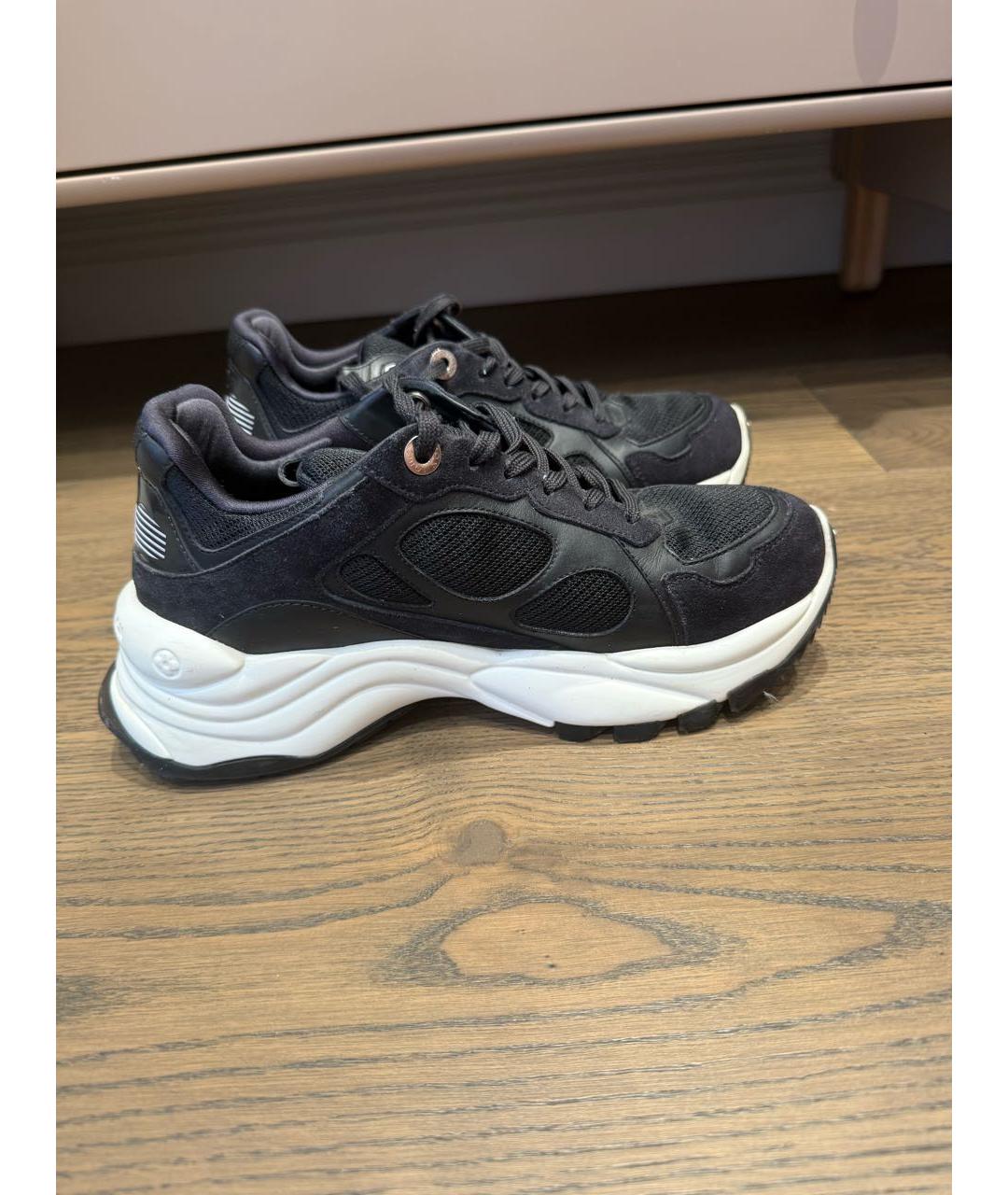 LOUIS VUITTON Черные текстильные кроссовки, фото 6