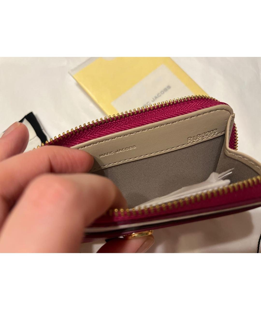 MARC JACOBS Фуксия кожаный кардхолдер, фото 7