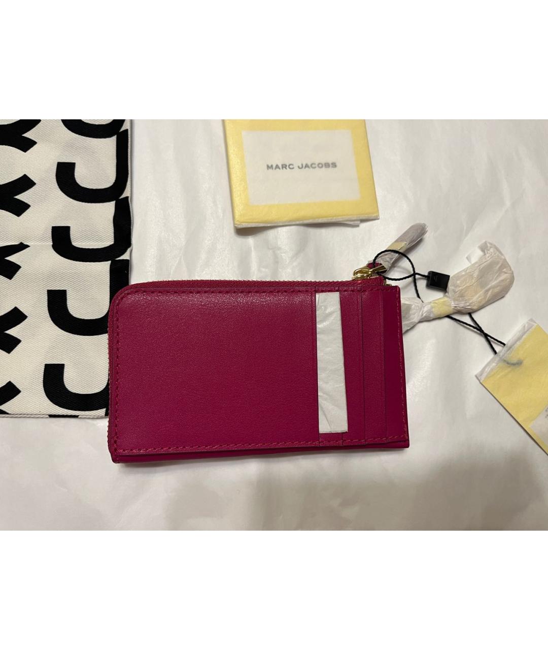 MARC JACOBS Фуксия кожаный кардхолдер, фото 6