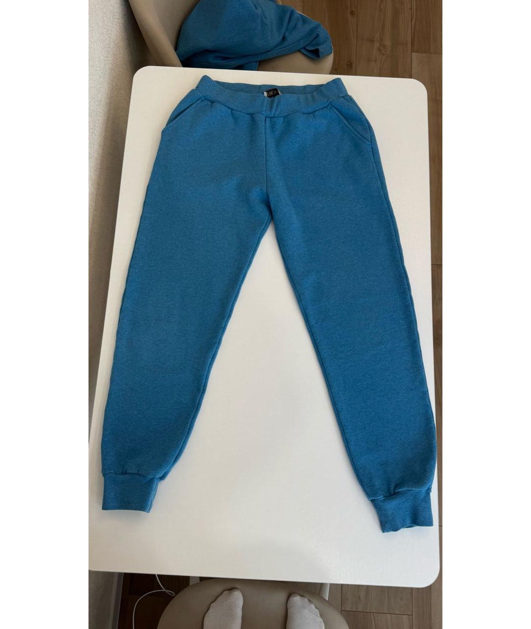 TRUSSARDI Голубой хлопко-эластановый спортивные костюмы, фото 5