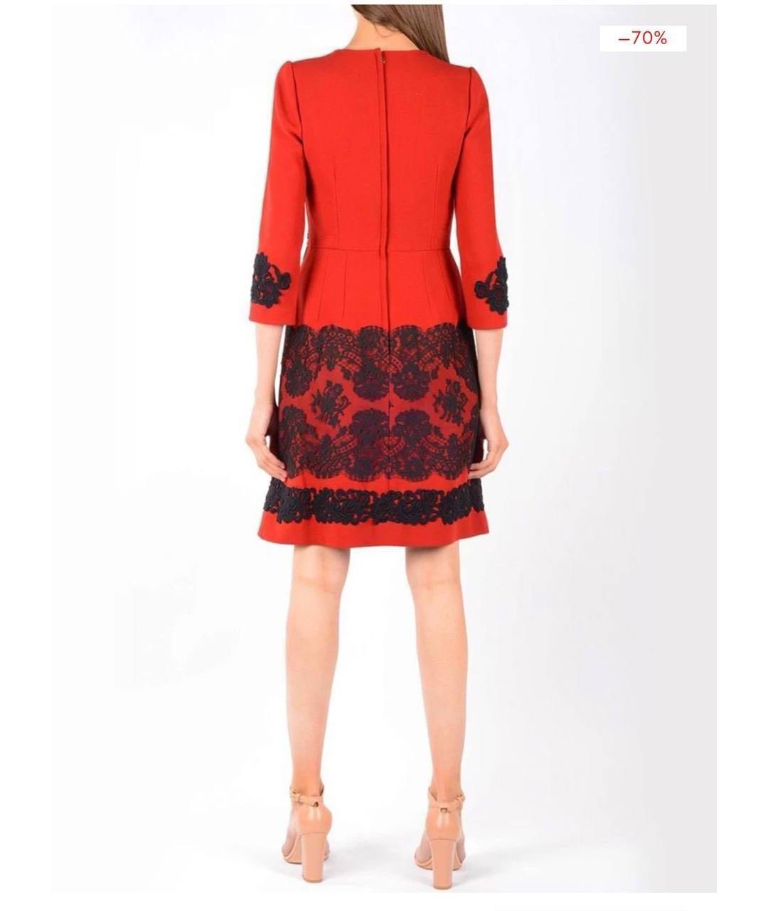 DOLCE&GABBANA Красное платье, фото 8