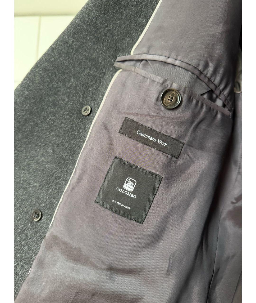 HUGO BOSS Черное шерстяное пальто, фото 4