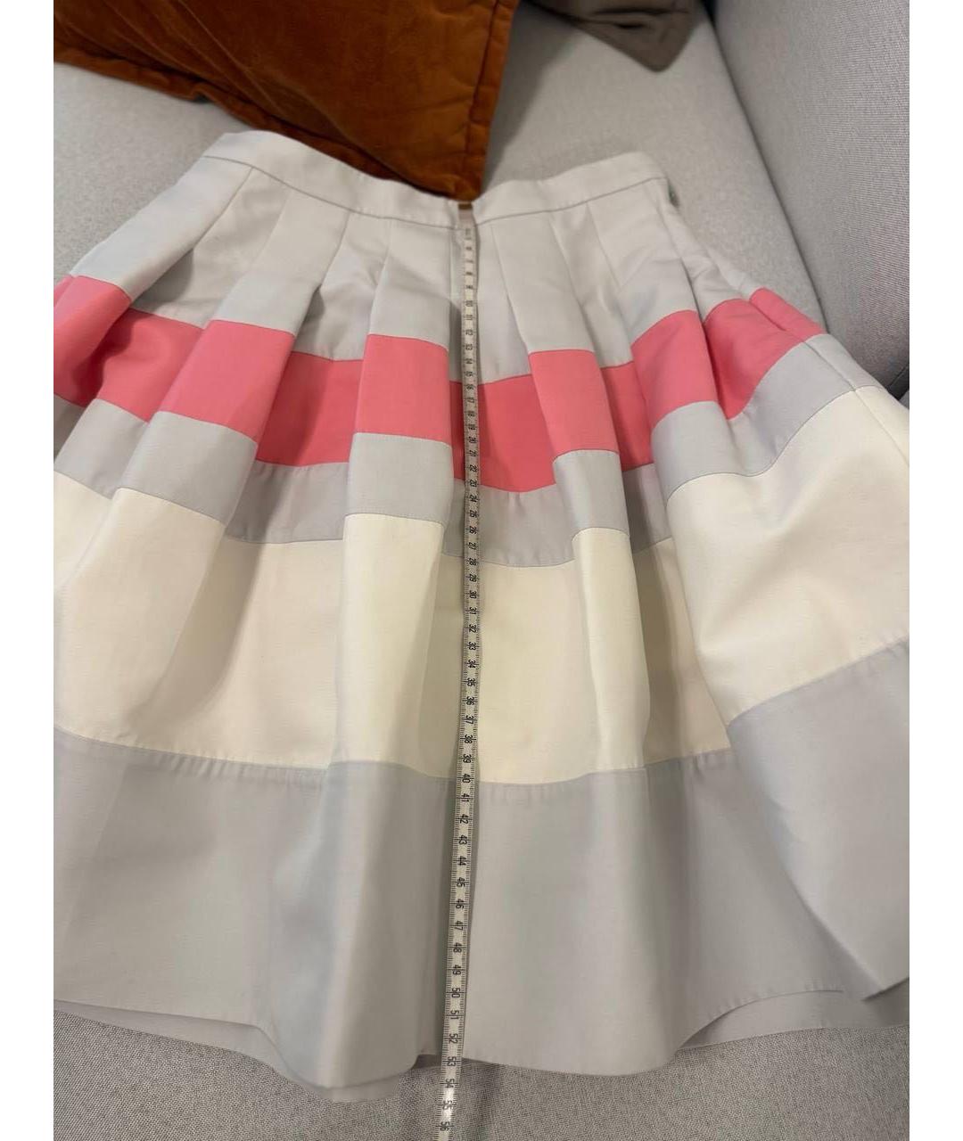 CHRISTIAN DIOR Мульти хлопковая юбка мини, фото 6