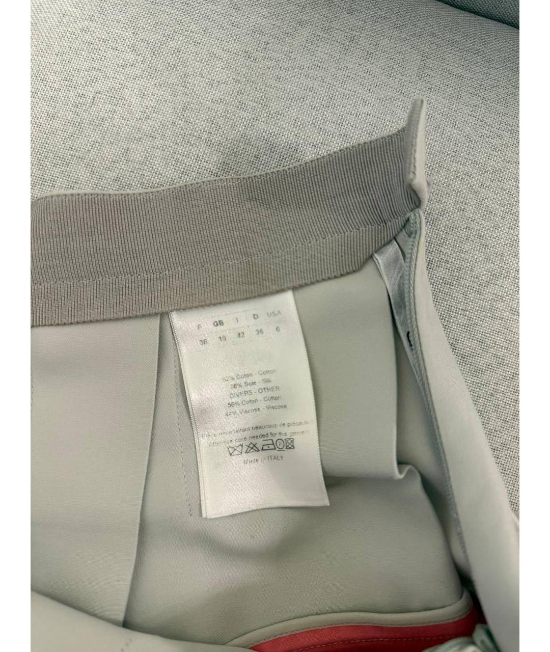 CHRISTIAN DIOR Мульти хлопковая юбка мини, фото 4