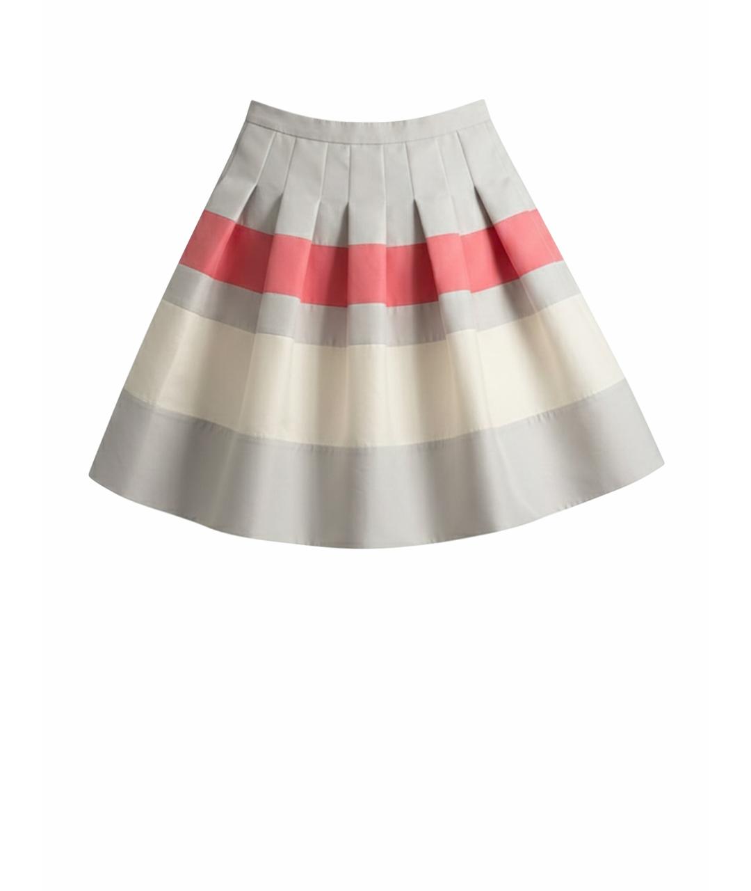 CHRISTIAN DIOR Мульти хлопковая юбка мини, фото 1