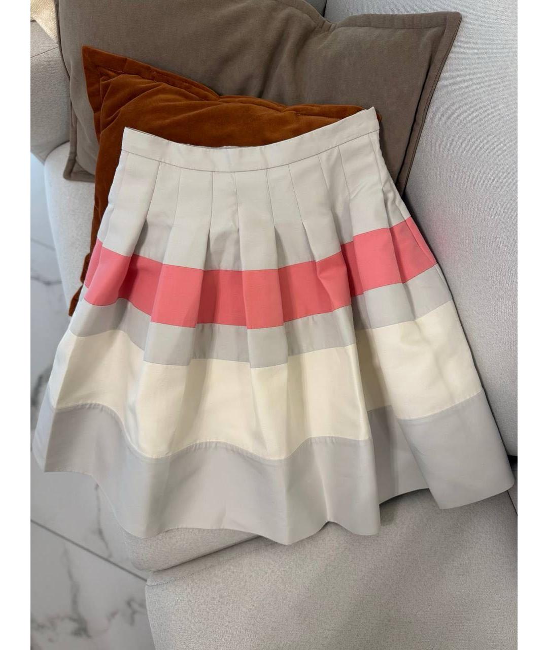 CHRISTIAN DIOR Мульти хлопковая юбка мини, фото 7