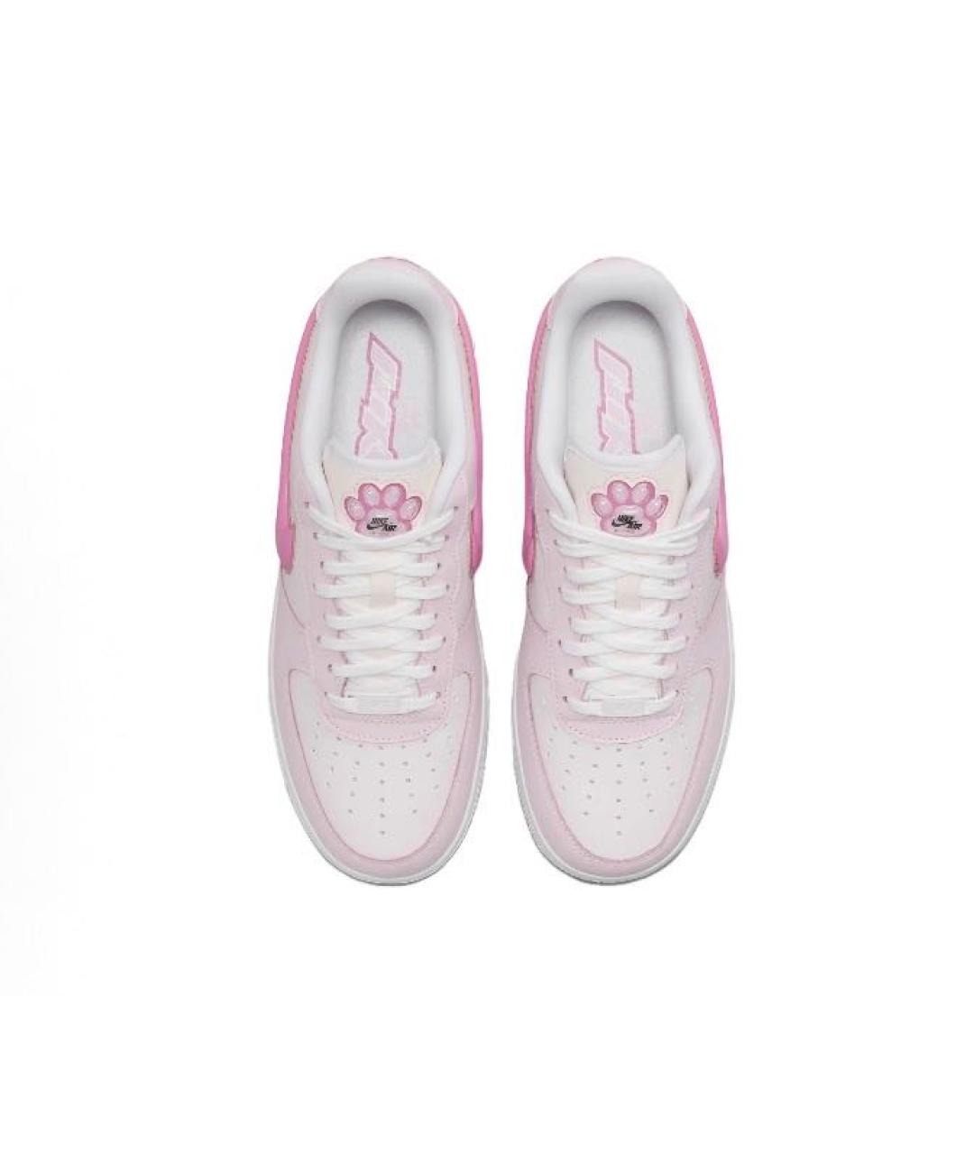 NIKE Розовые кожаные кроссовки, фото 3