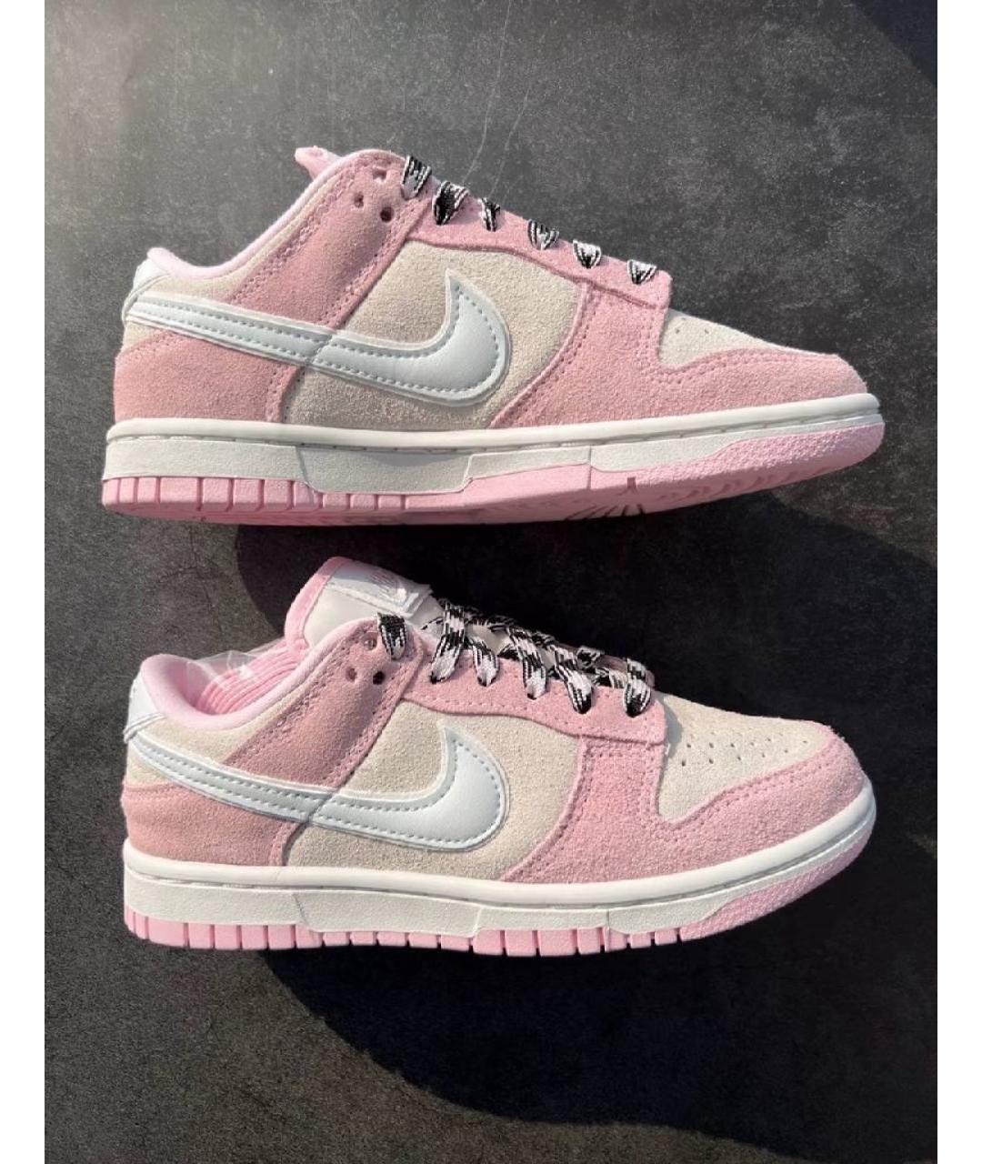 NIKE Розовые замшевые кроссовки, фото 6