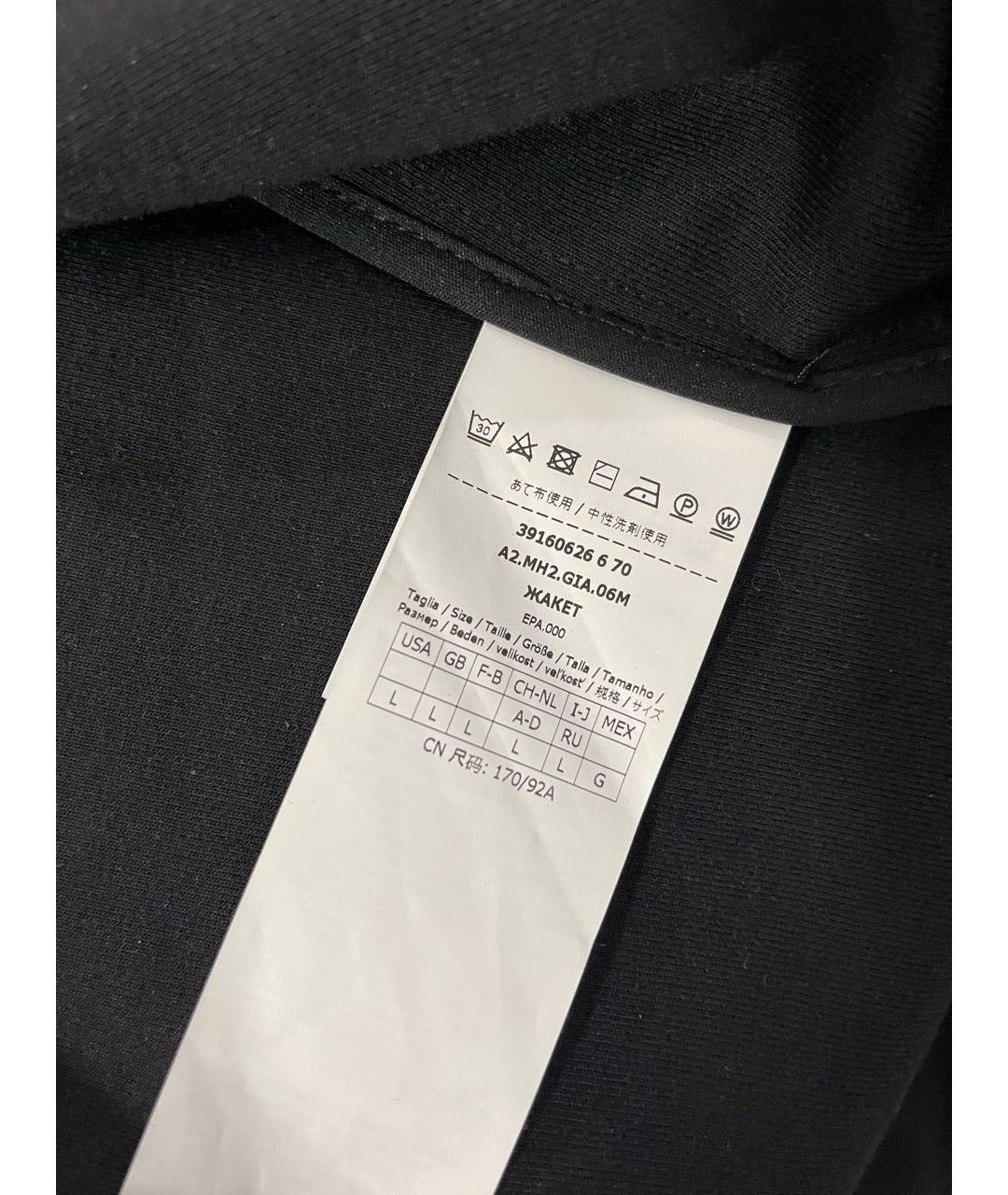 MAX MARA Черный полиэстеровый жакет/пиджак, фото 5
