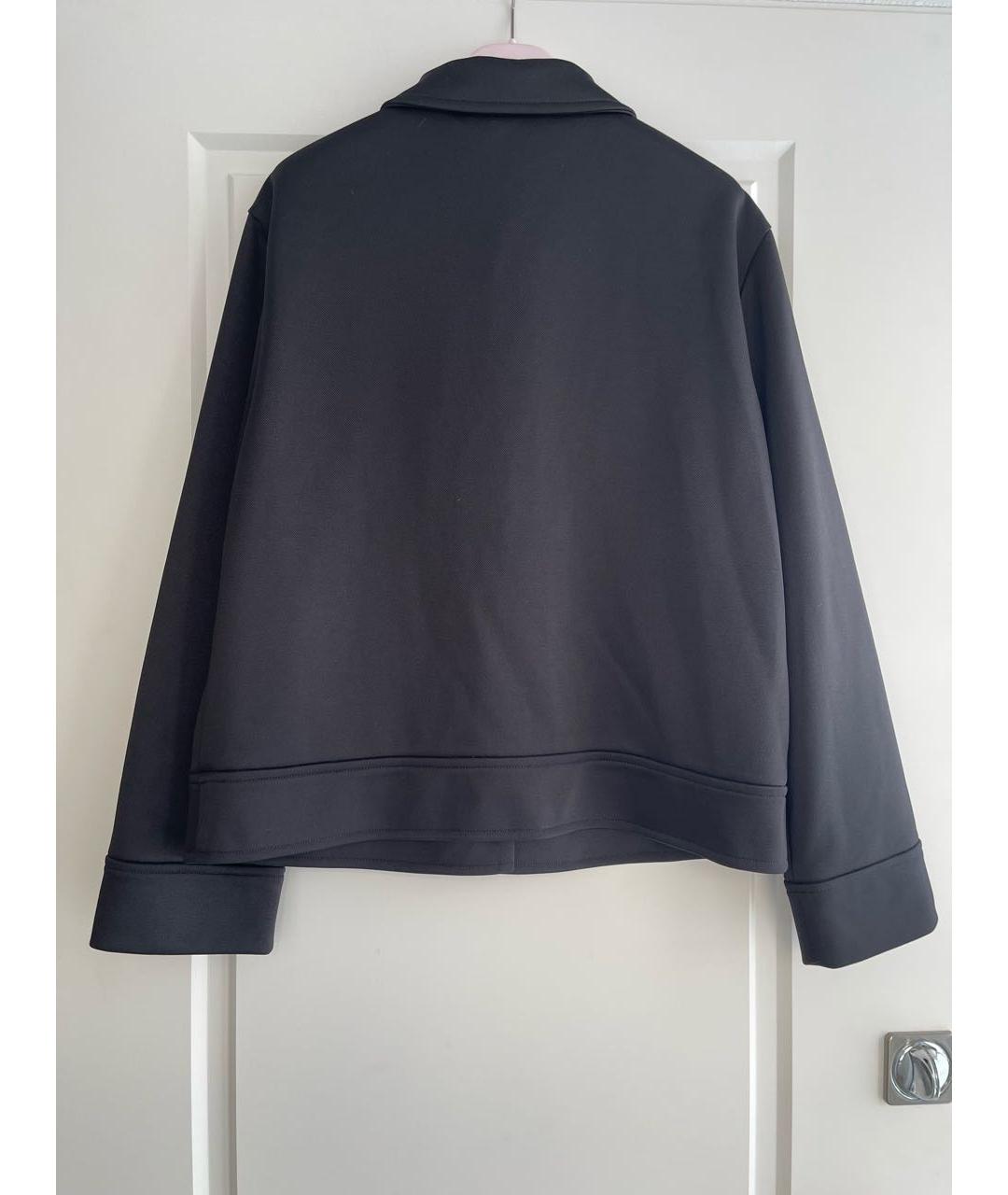 MAX MARA Черный полиэстеровый жакет/пиджак, фото 2