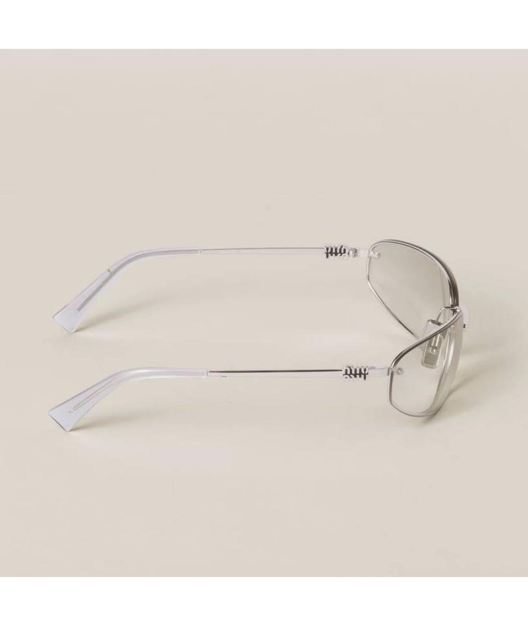 MIU MIU Серые солнцезащитные очки, фото 4