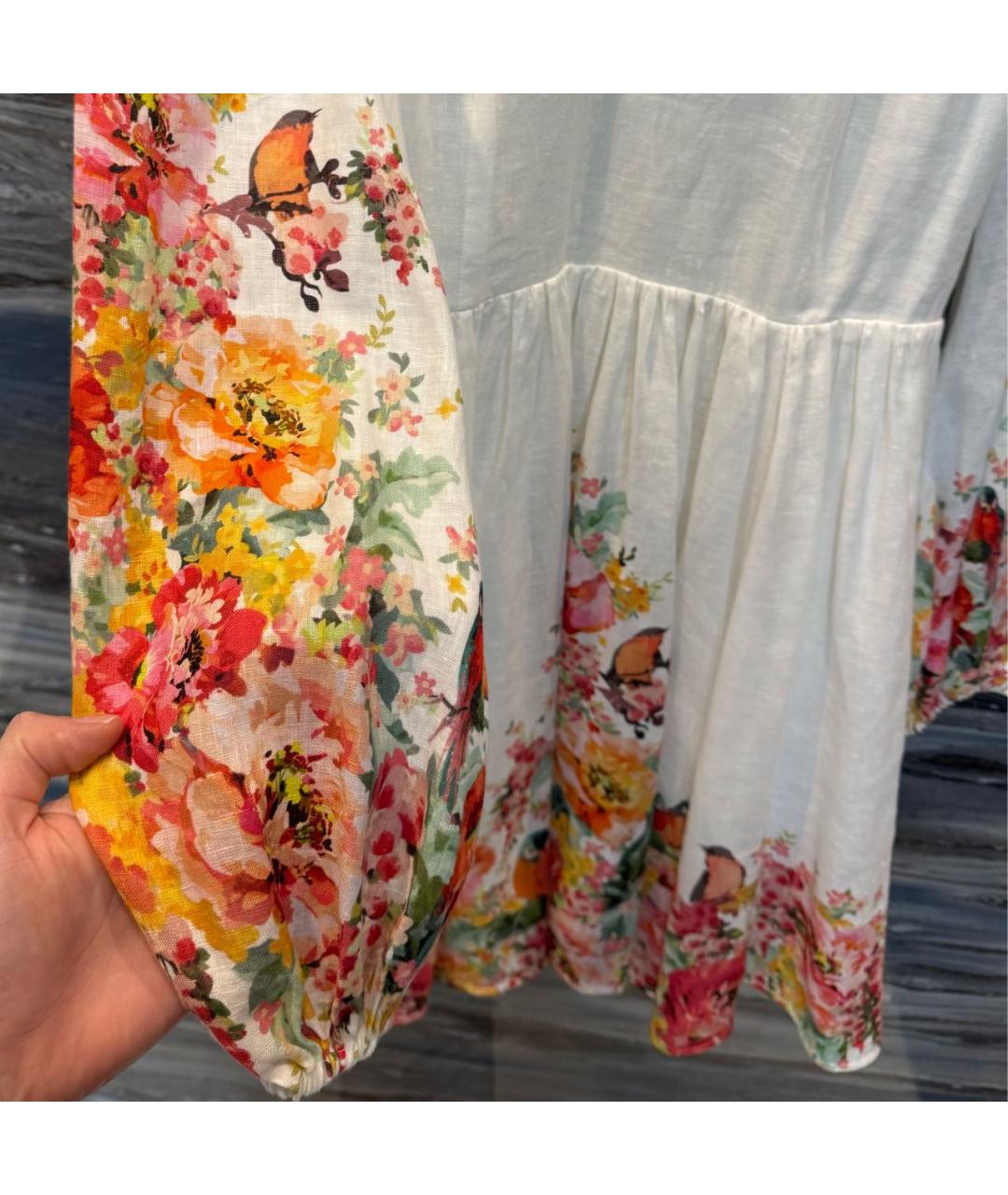 ZIMMERMANN Мульти хлопковое коктейльное платье, фото 4