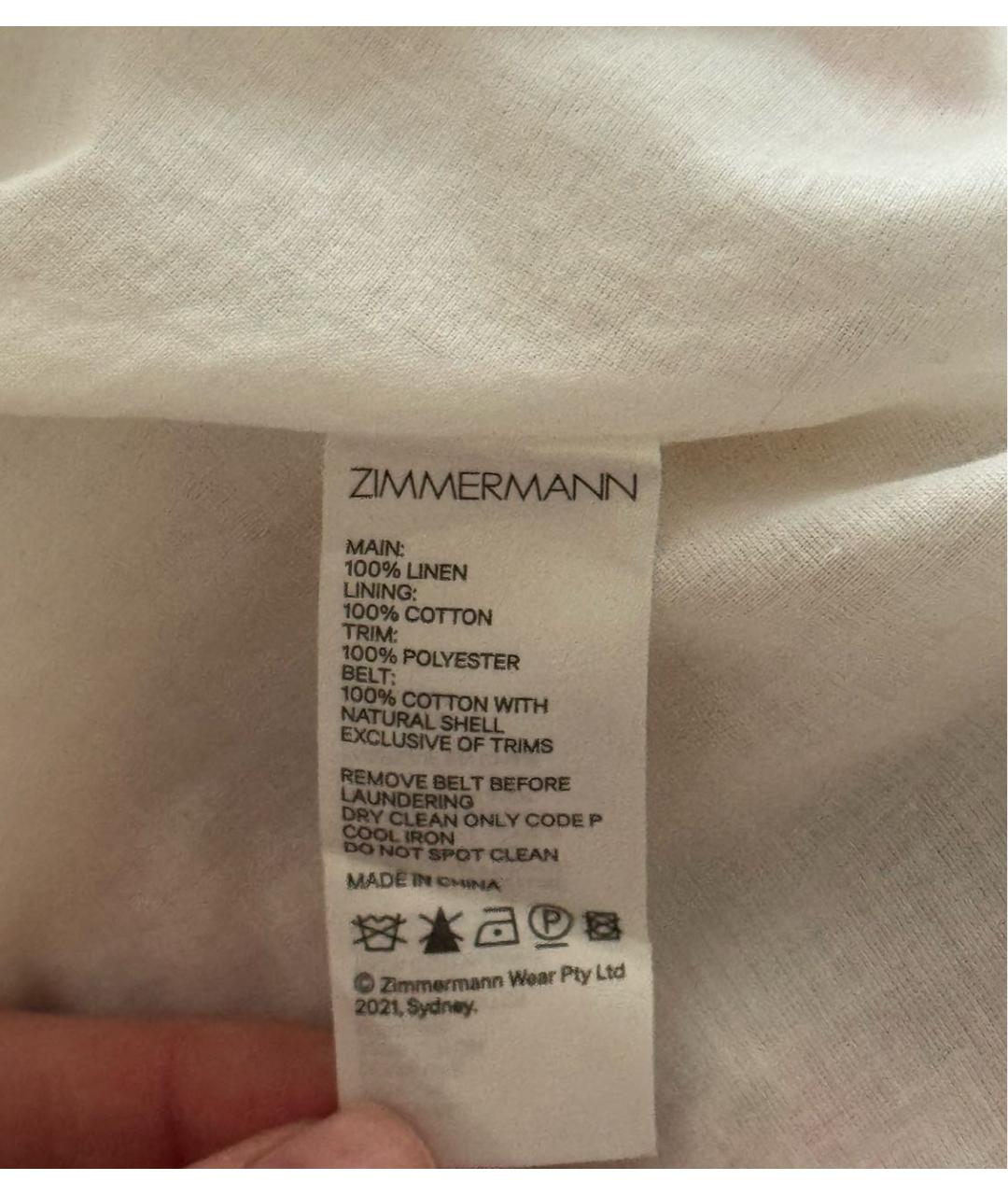 ZIMMERMANN Мульти хлопковое коктейльное платье, фото 5