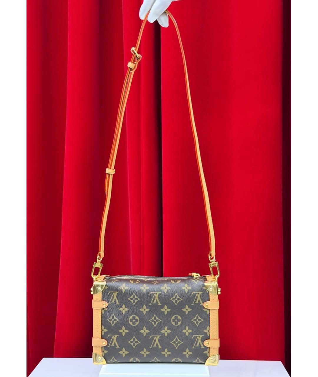 LOUIS VUITTON Коричневая сумка через плечо, фото 6